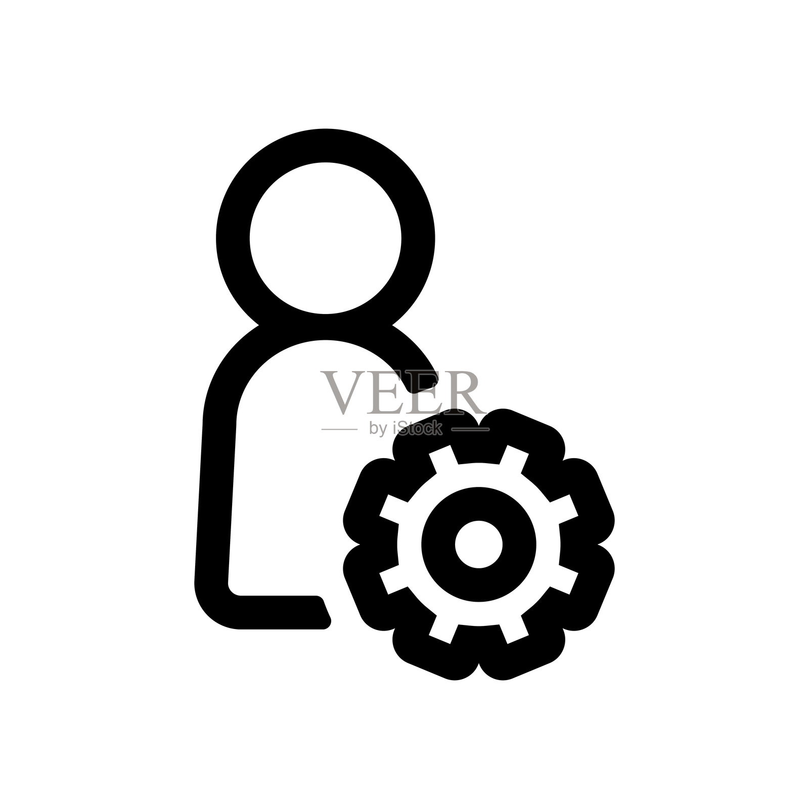 上传标志的图标插图插画图片素材