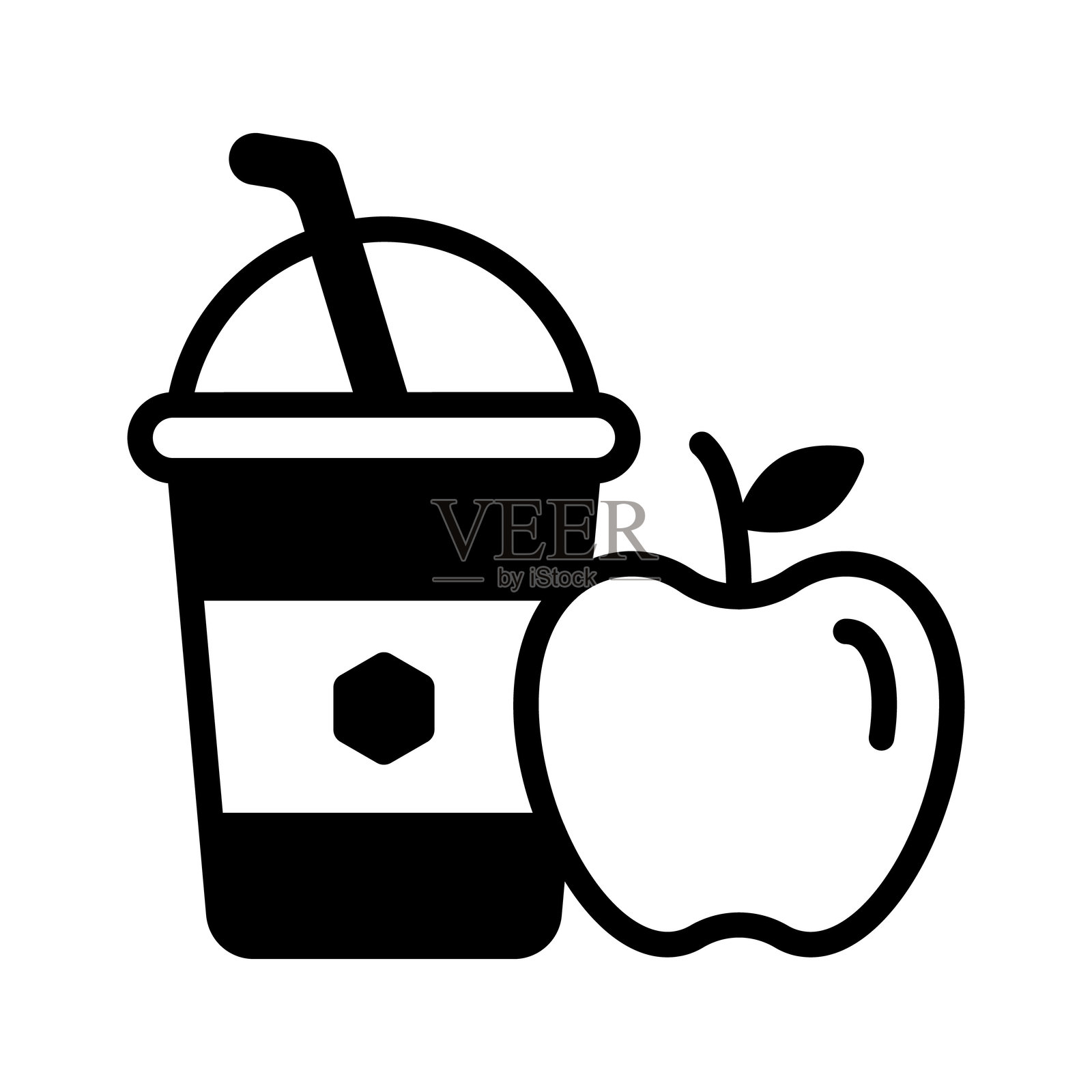 冰沙插画图片素材