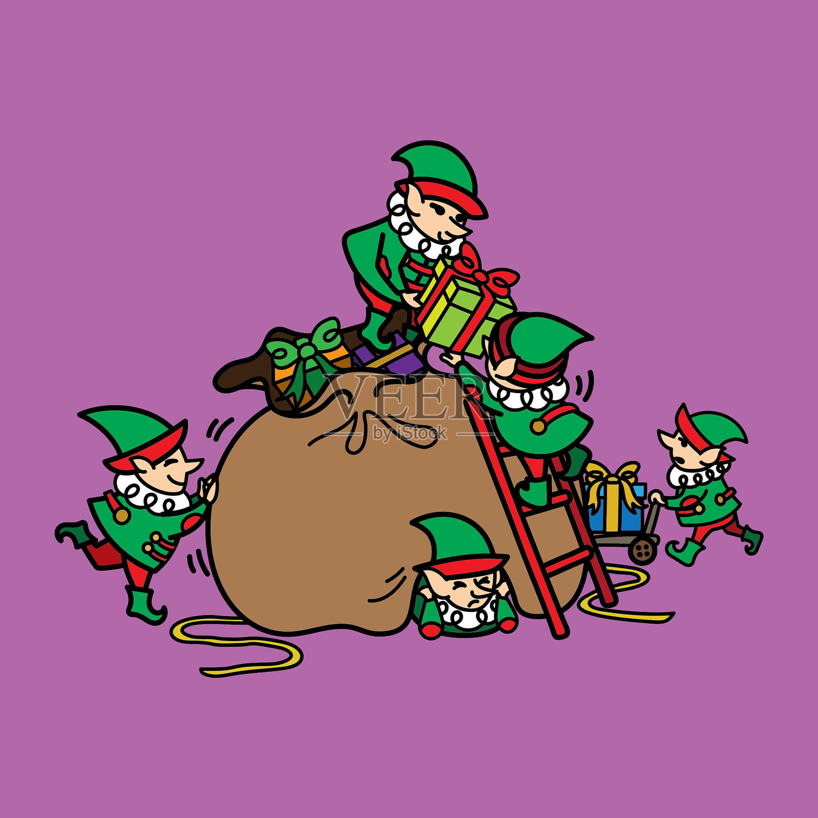 圣诞节插画图片素材