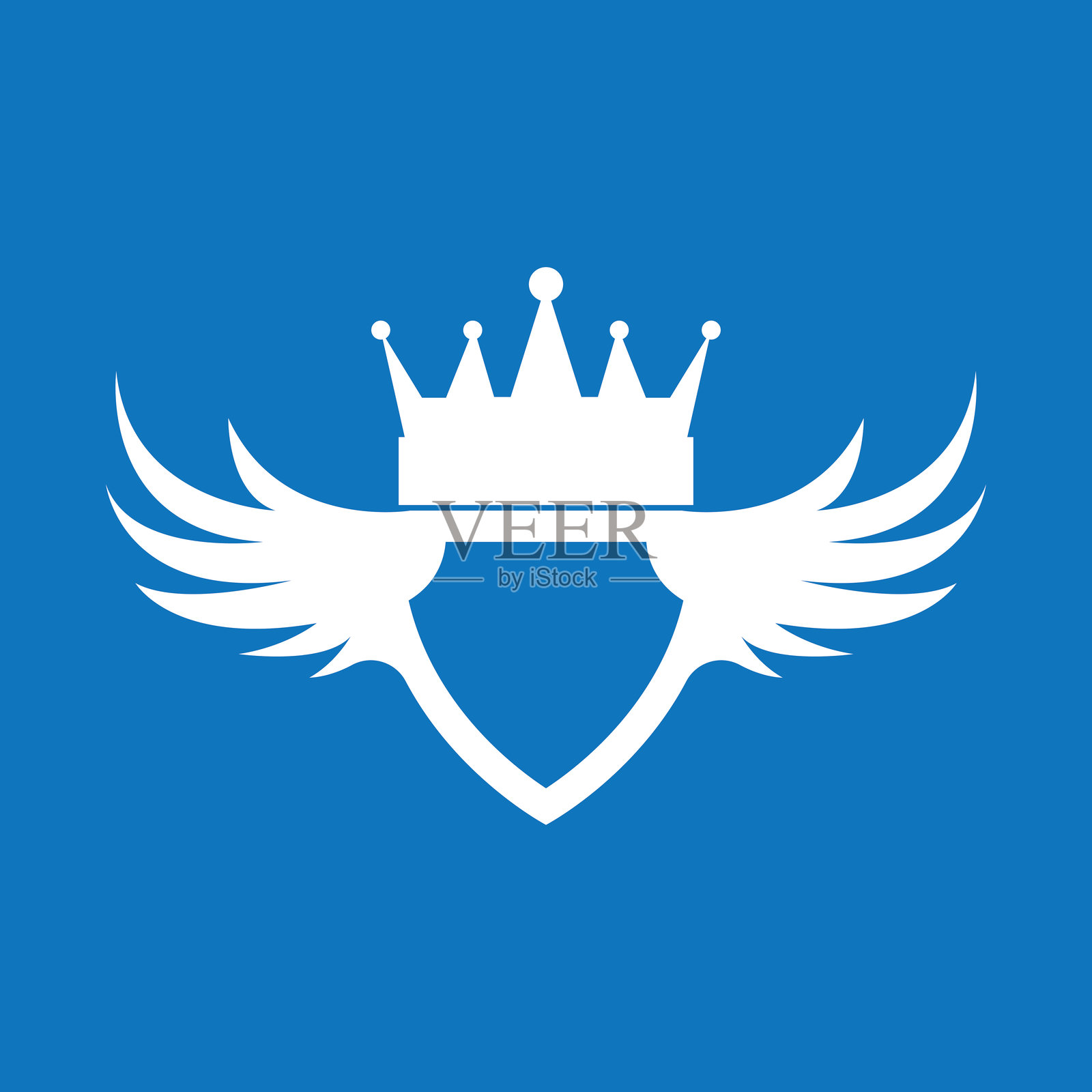 盾牌图标和符号模板插画图片素材