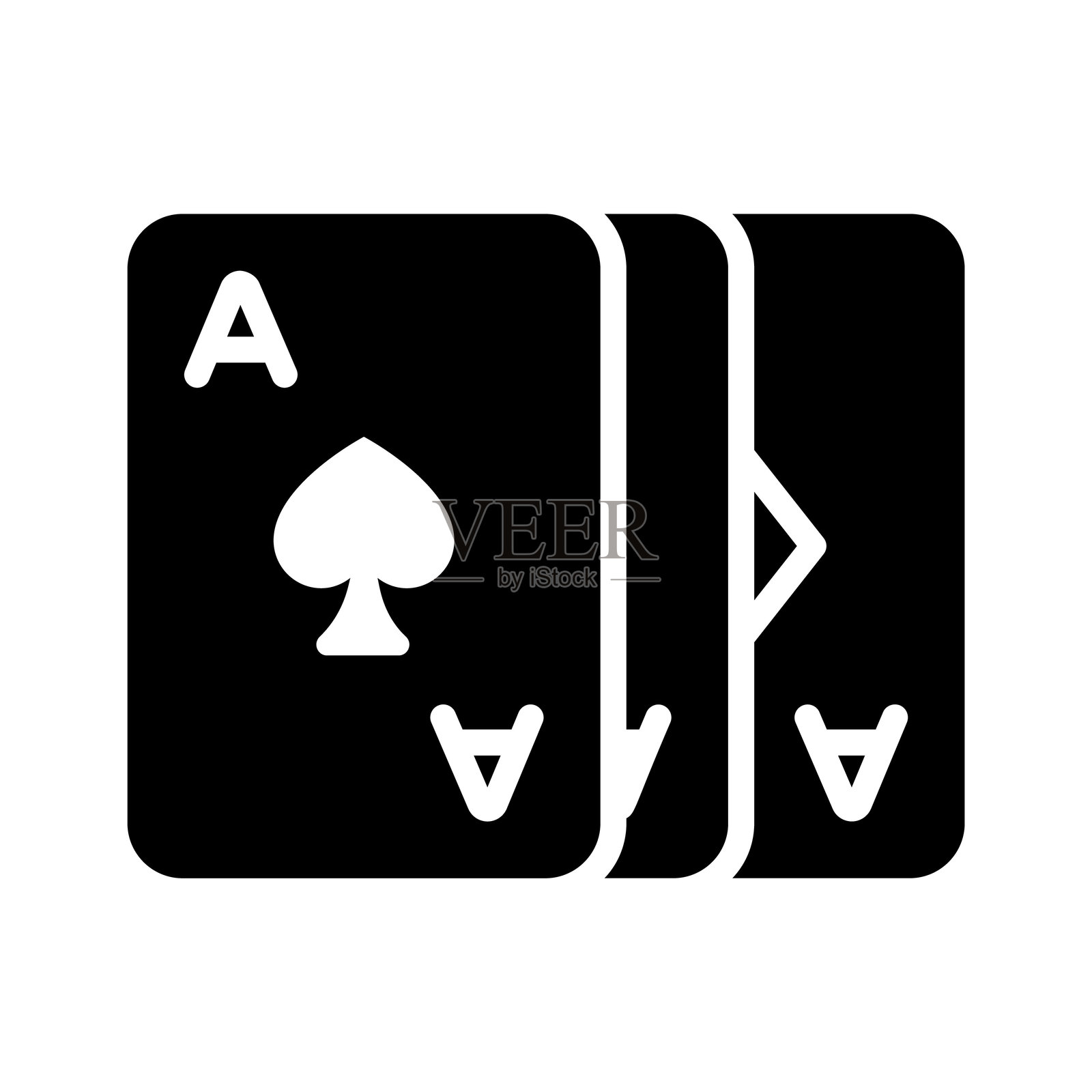 扑克牌插画图片素材