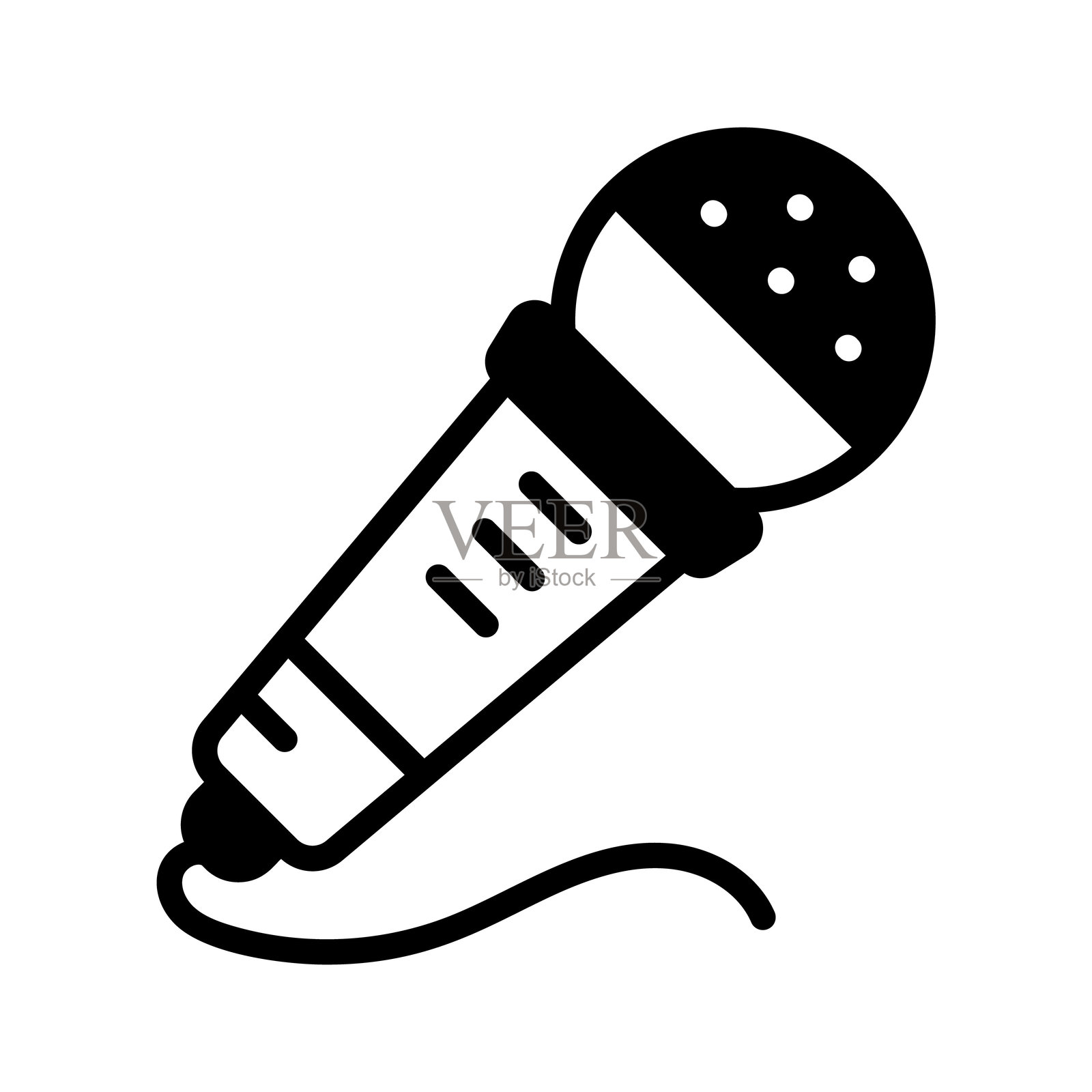 麦克风插画图片素材