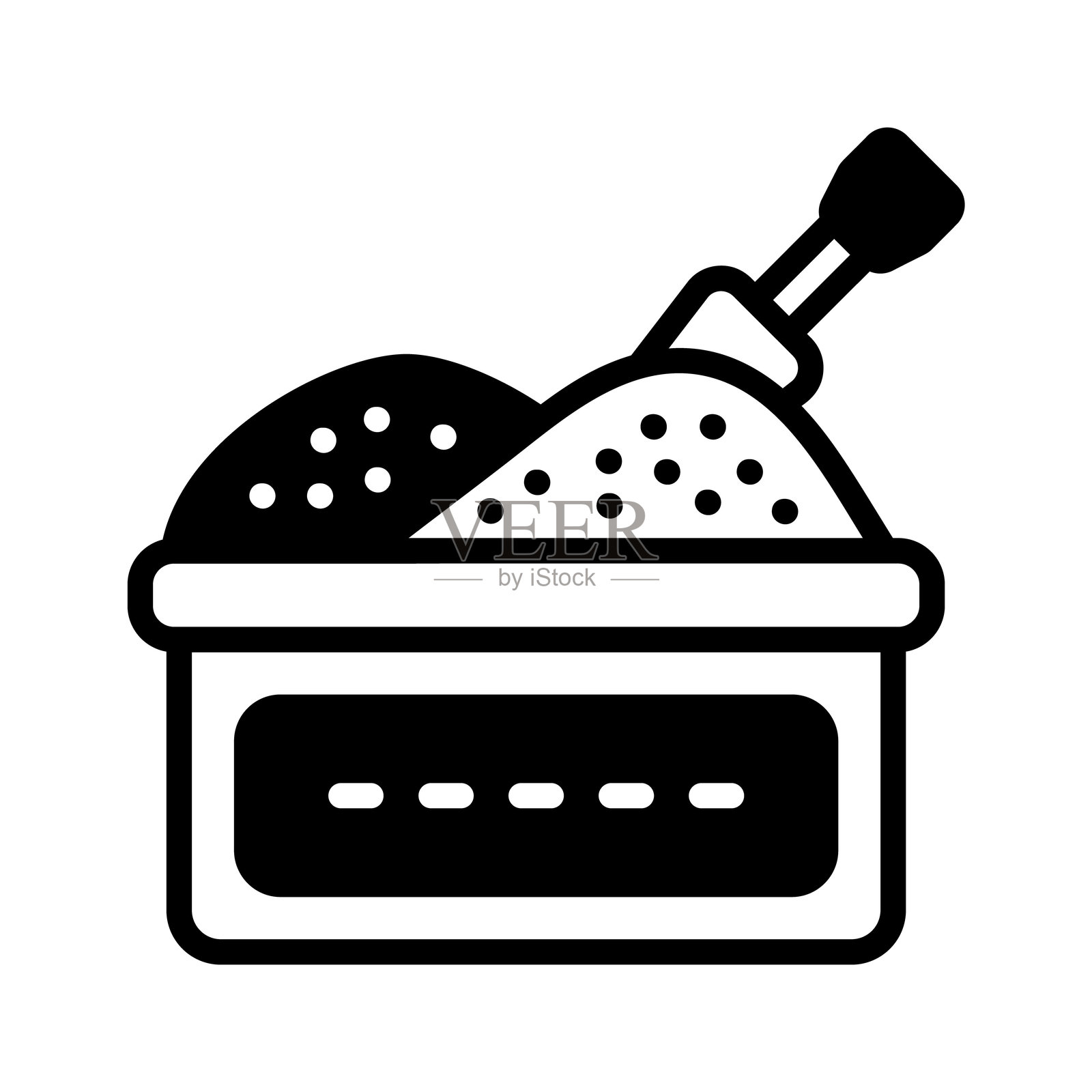 沙桶插画图片素材