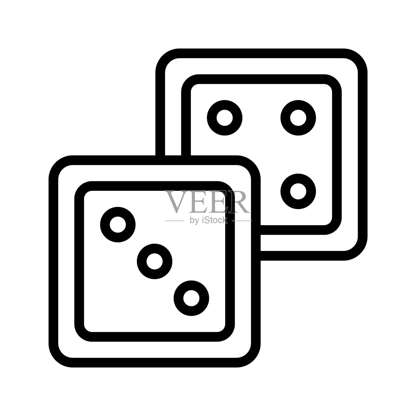 骰子插画图片素材