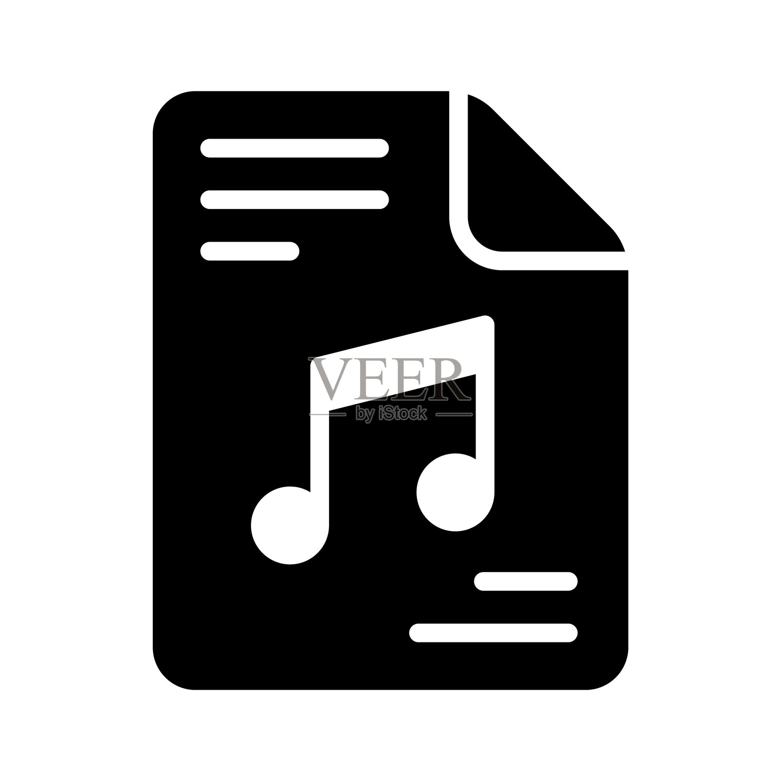 乐谱插画图片素材