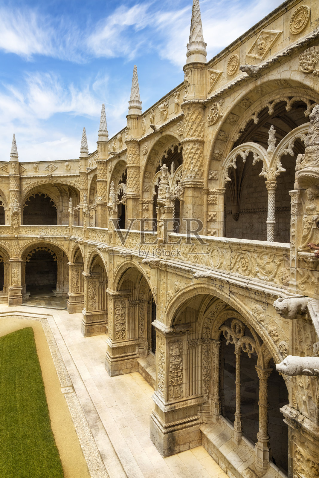 葡萄牙的假期 - 热罗尼莫斯修道院照片摄影图片