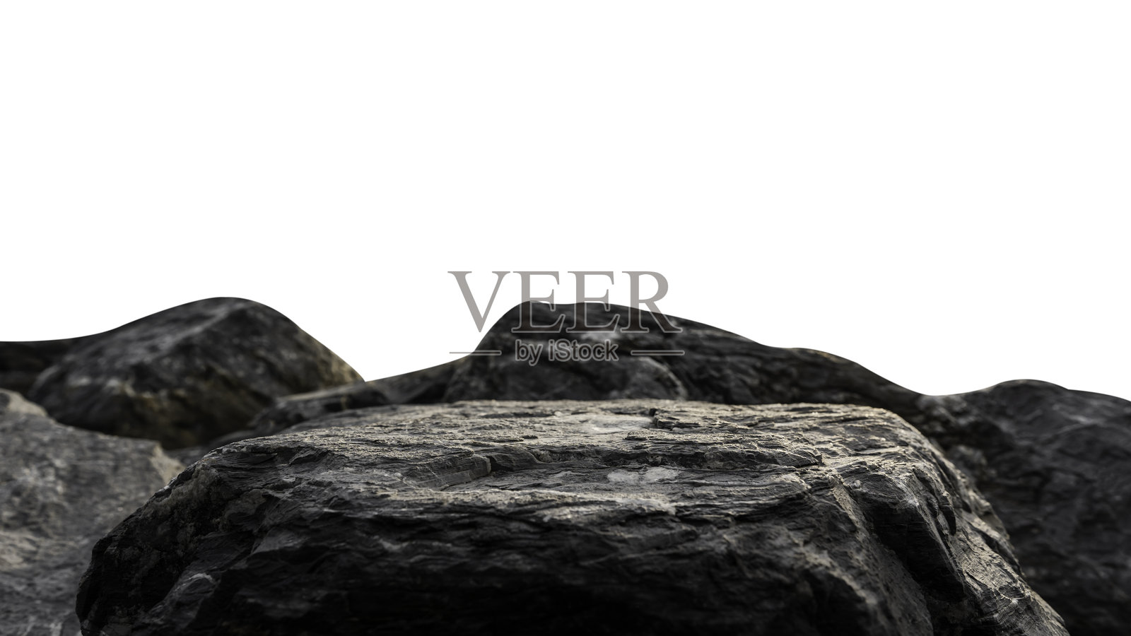 孤立的岩石，石制讲台照片摄影图片