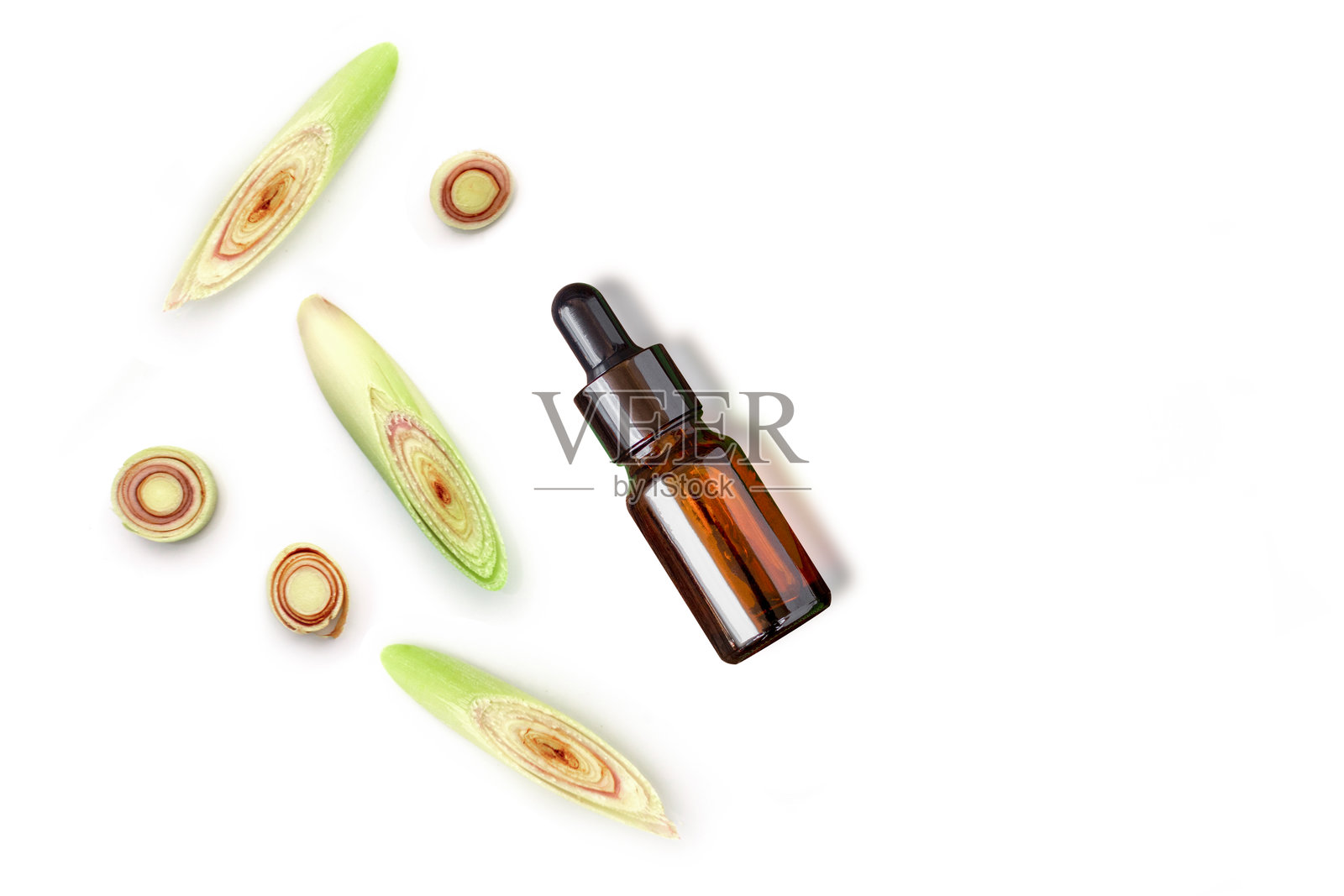 柠檬草油照片摄影图片