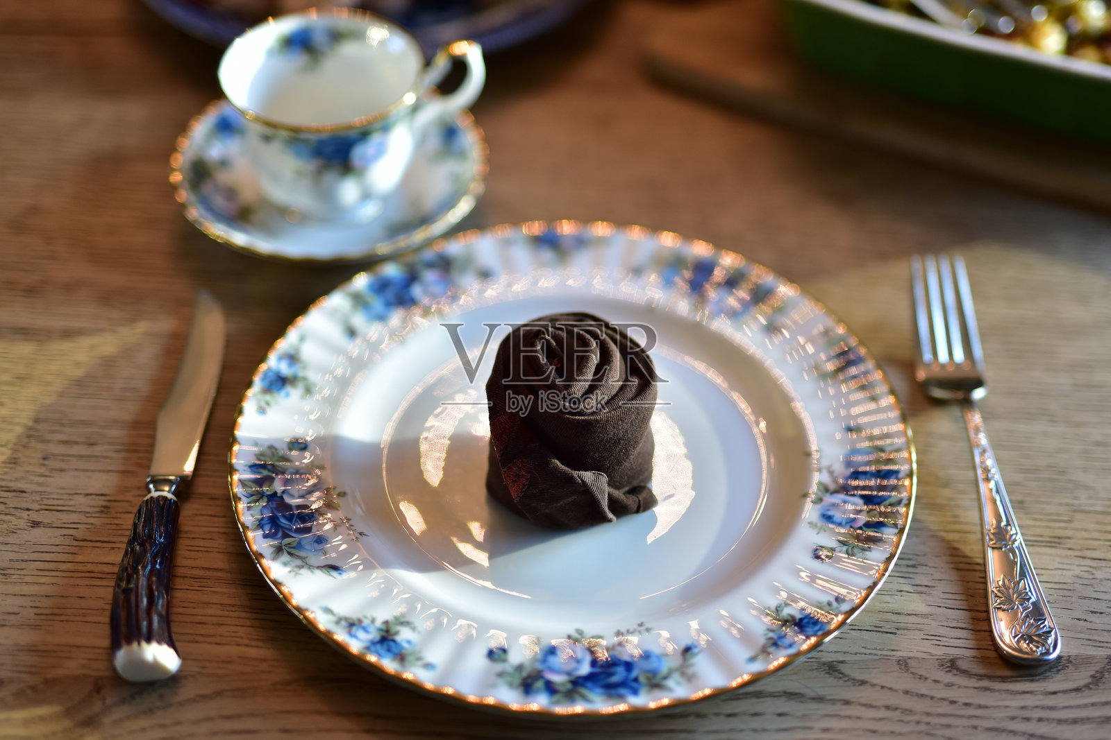 正式的表设置和表转义照片摄影图片