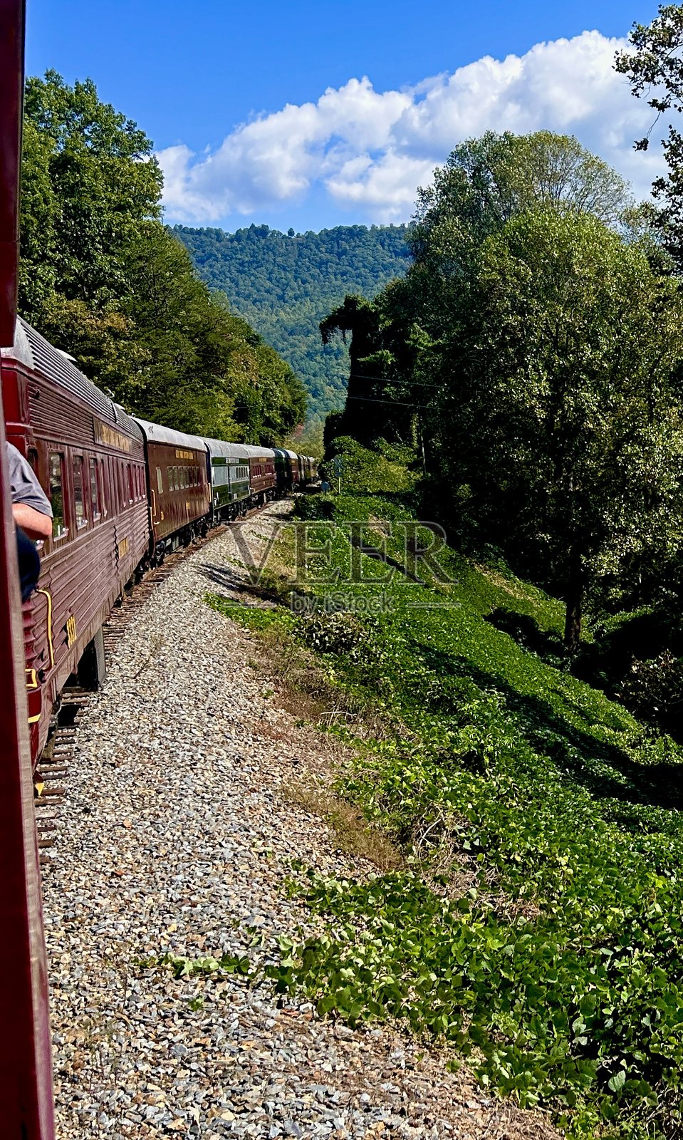 北卡罗来纳州的烟雾山脉照片摄影图片
