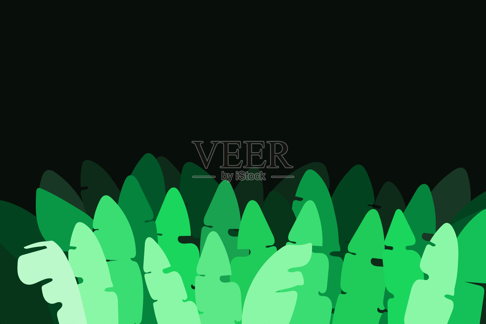 抽象叶子背景插画图片素材