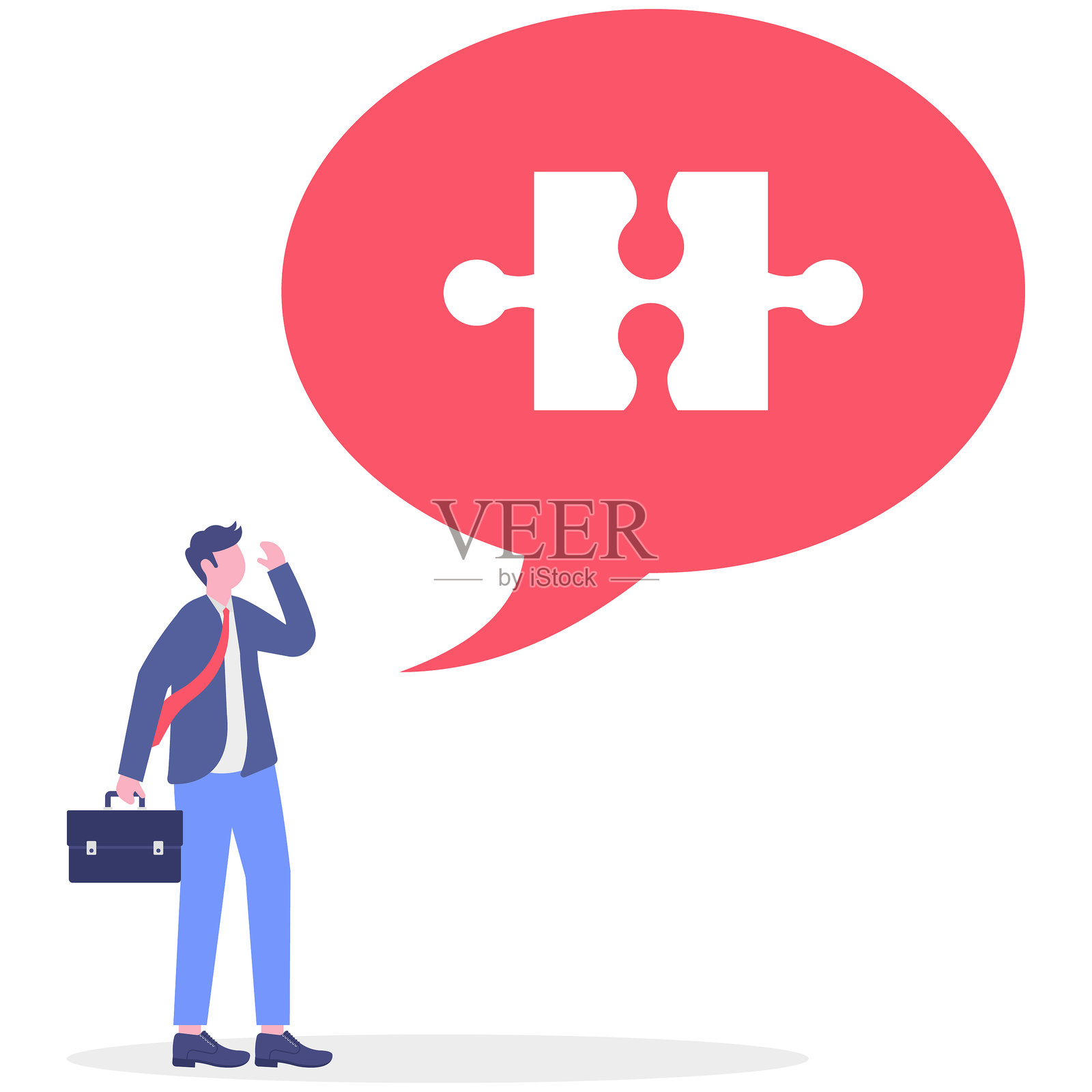 社交媒体插图，商业概念，网页设计插画图片素材