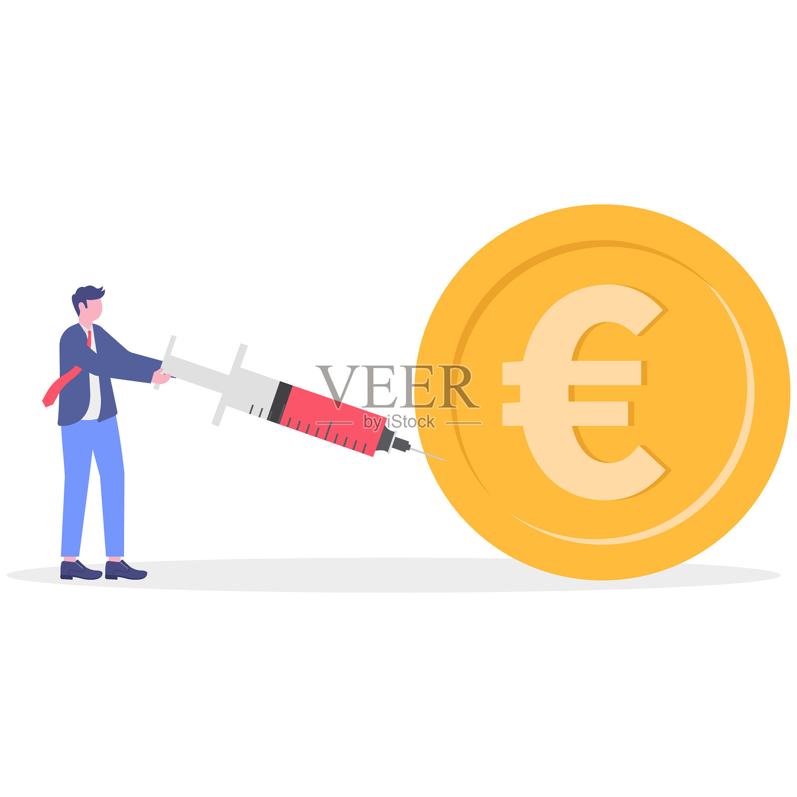 社交媒体插图，商业概念，网页设计插画图片素材