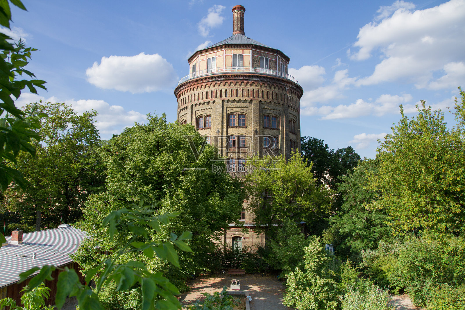 柏林的历史水塔照片摄影图片
