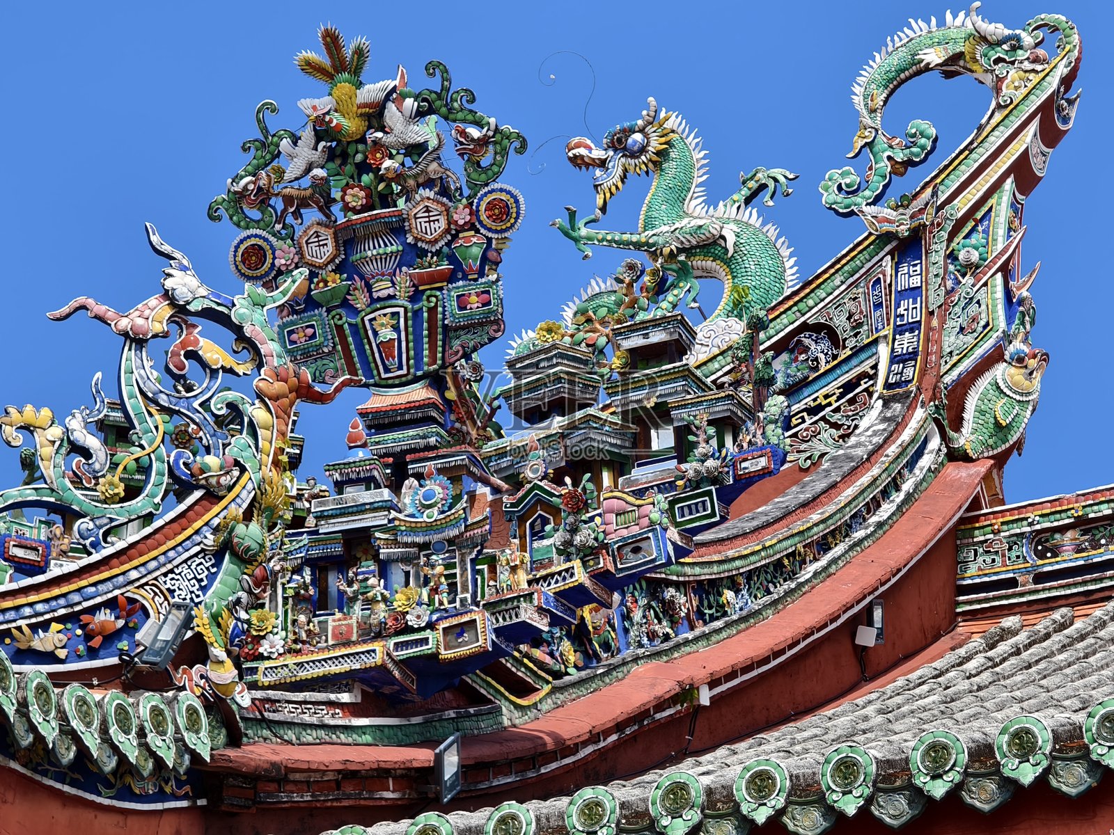 马来西亚槟城的历史建筑和城市风貌照片摄影图片