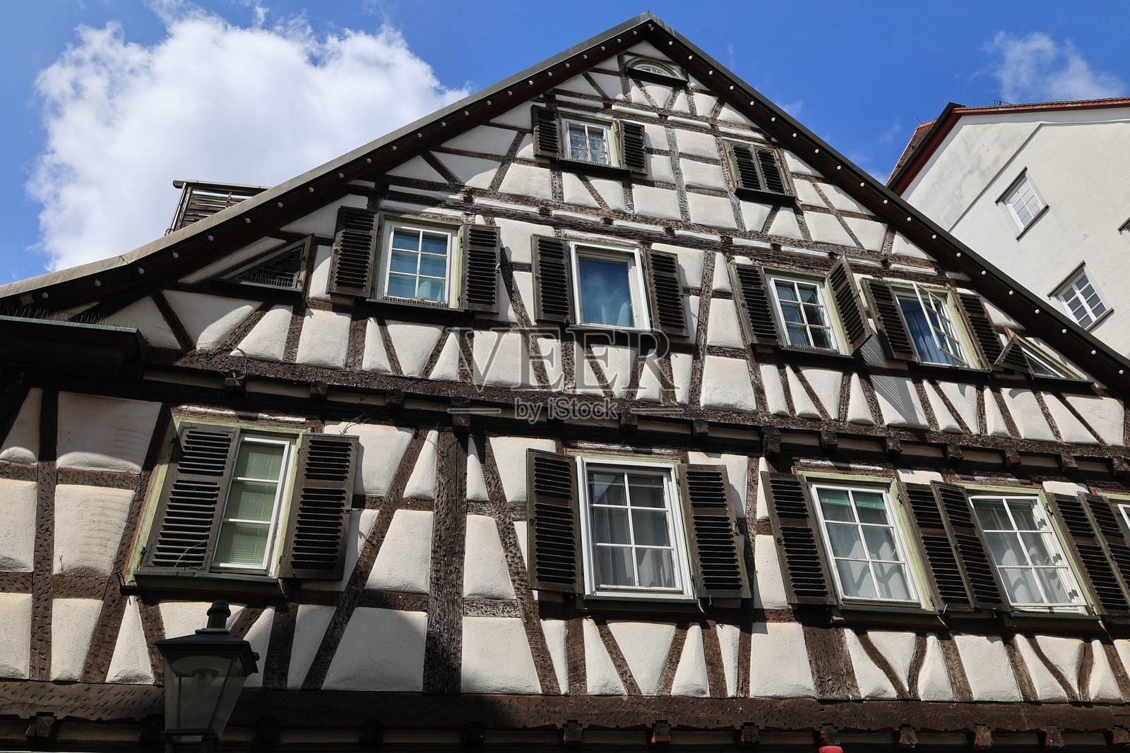 巴登-符腾堡州巴克南古镇的美丽夏日照片摄影图片