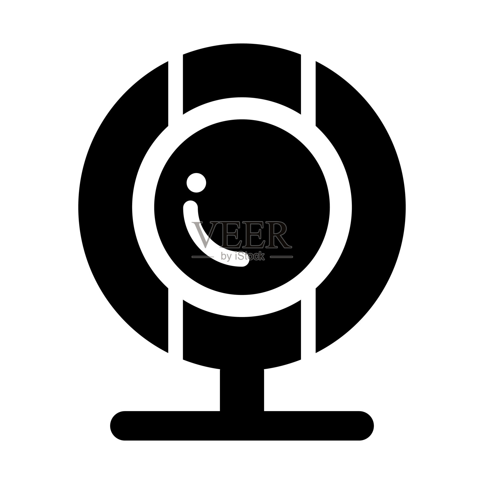 网络摄像头图标插画图片素材