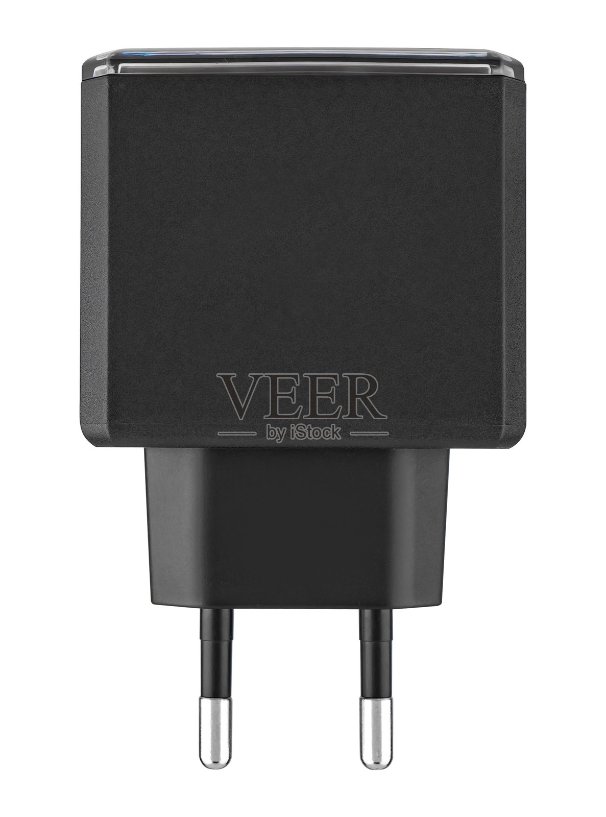 智能手机和平板电脑的主电源适配器，白色背景照片摄影图片