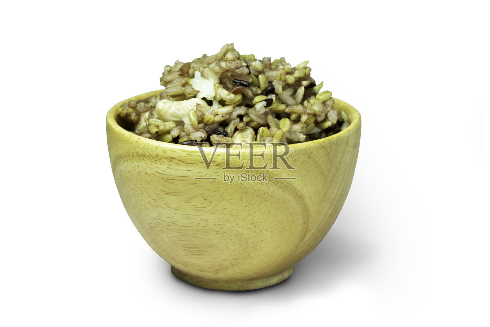 全谷物是指包含整个谷粒的谷物，包括外壳、胚芽和胚乳。照片摄影图片