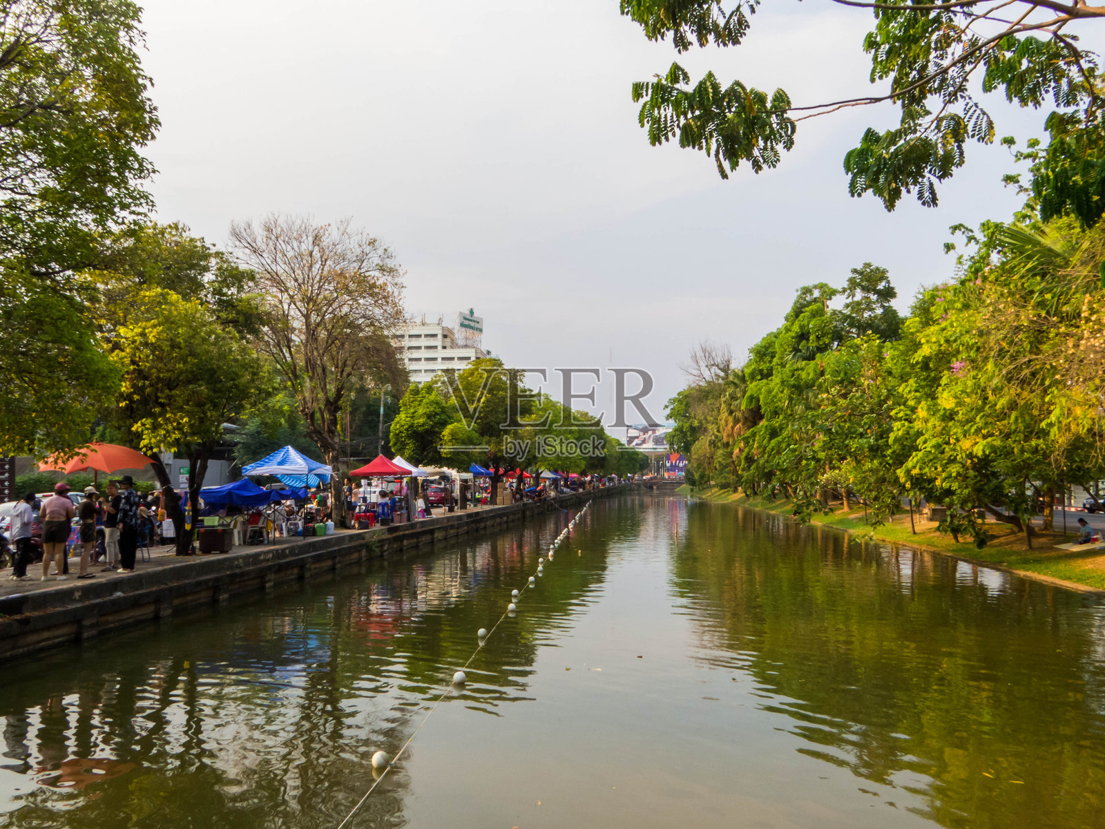 清迈的平河，泰国照片摄影图片