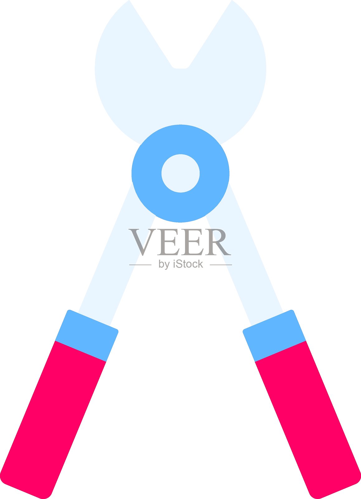 锁定钳图标风格插画图片素材