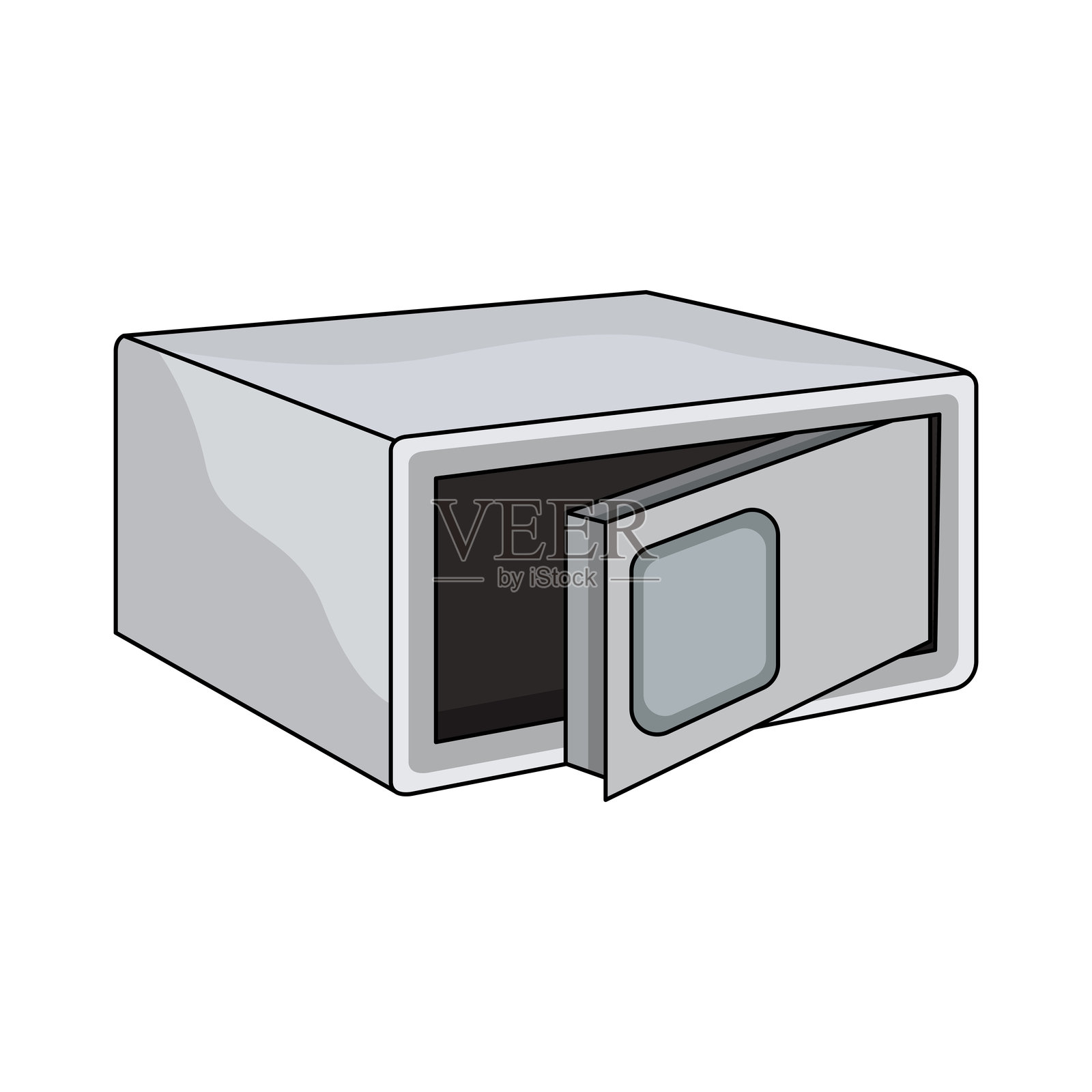 保险箱插画图片素材