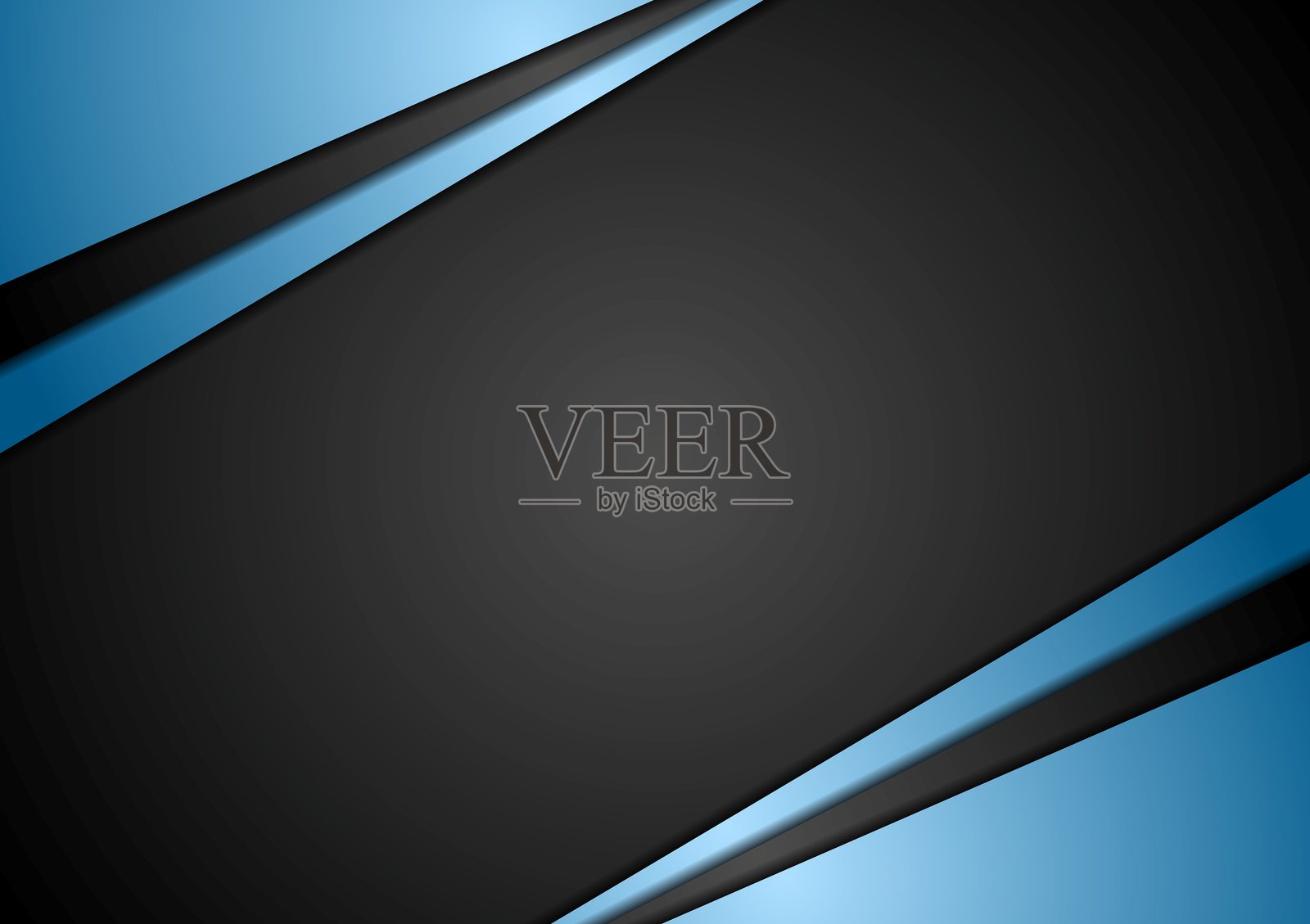 黑色和蓝色的抽象矢量设计插画图片素材