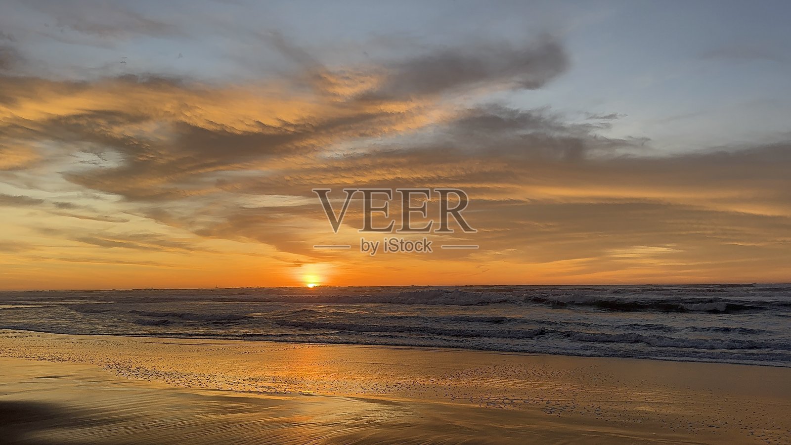 海上日落照片摄影图片