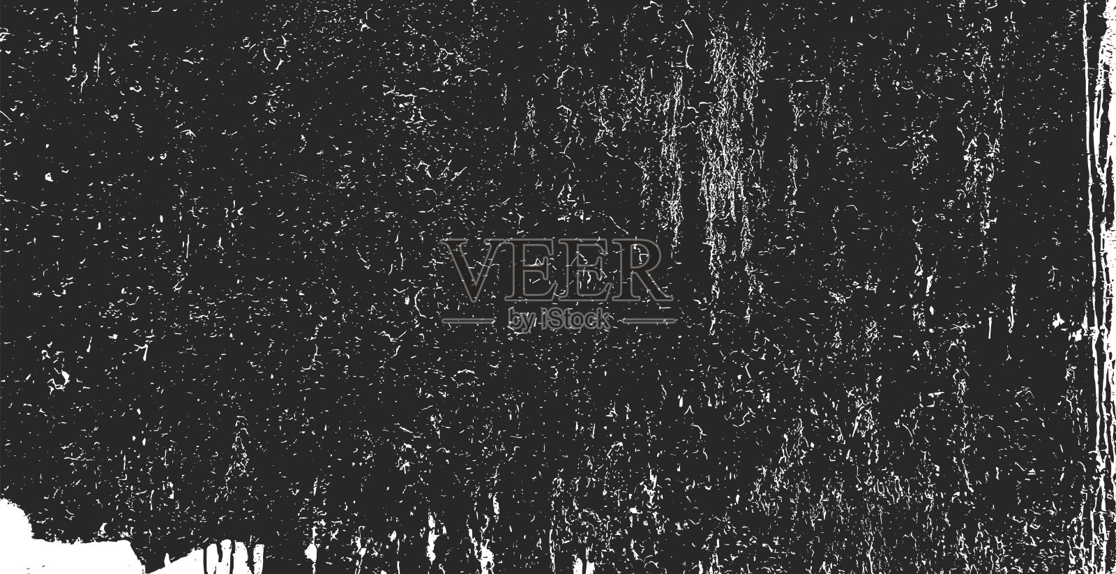 黑白风格的粗糙纹理。插画图片素材