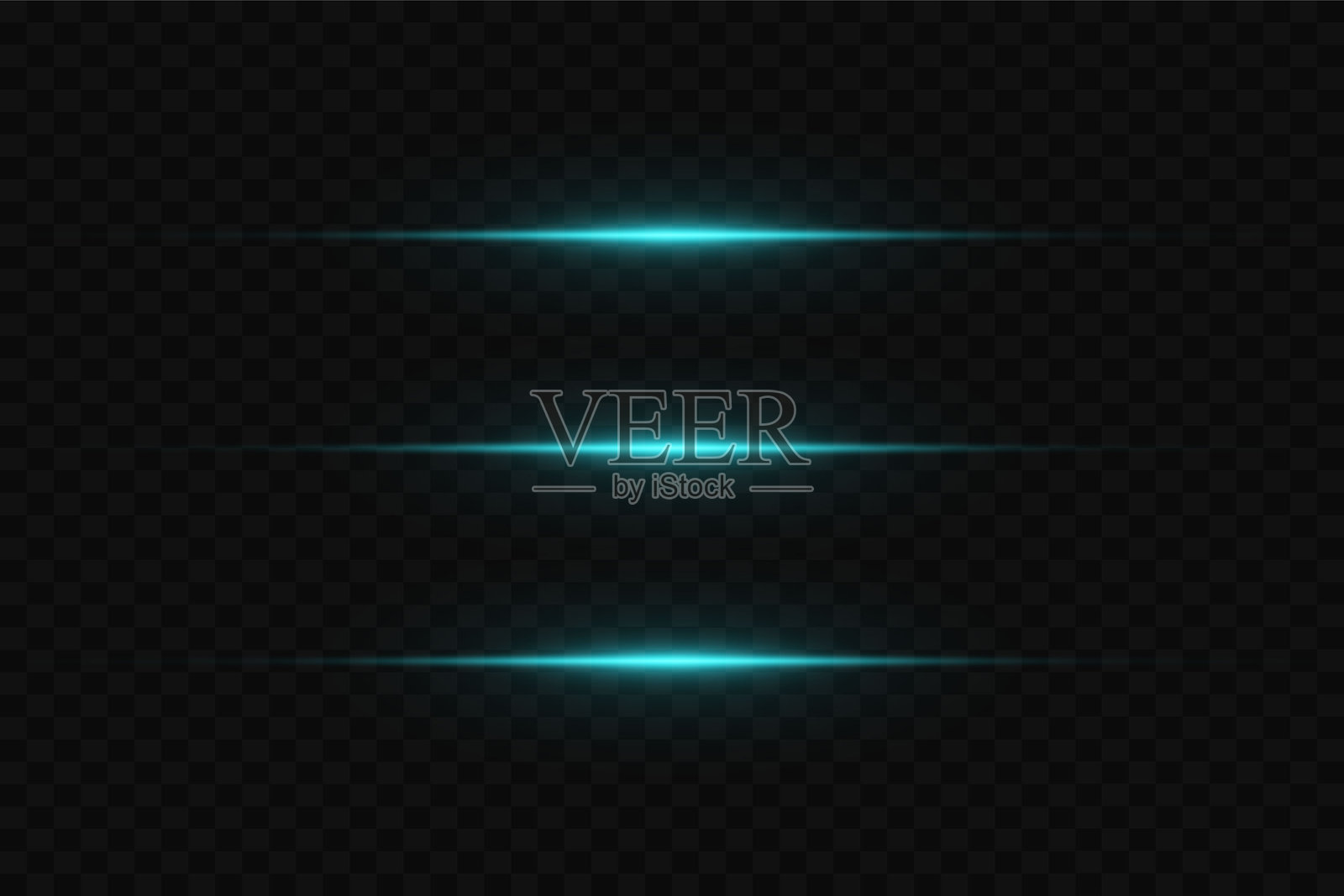 光线效果，光束，霓虹闪光。插画图片素材