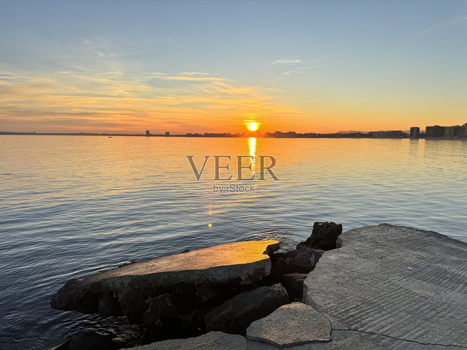 日落氛围照片摄影图片