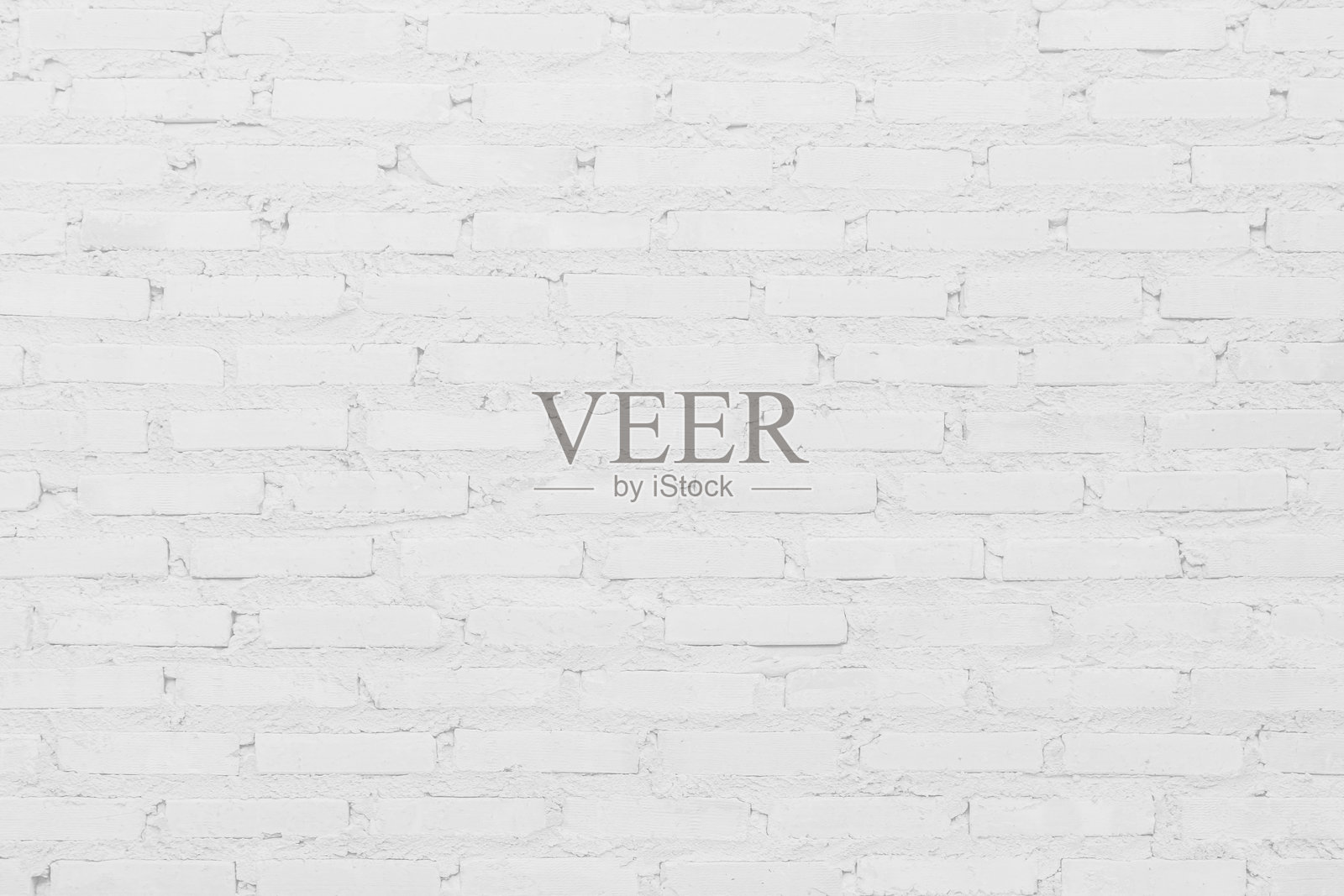 白色砖墙背景照片。复古的白色洗涤涂漆砖墙纹理，适用于灰色浅色墙纸的石材瓷砖块，现代室内外及背景设计的纹理。照片摄影图片