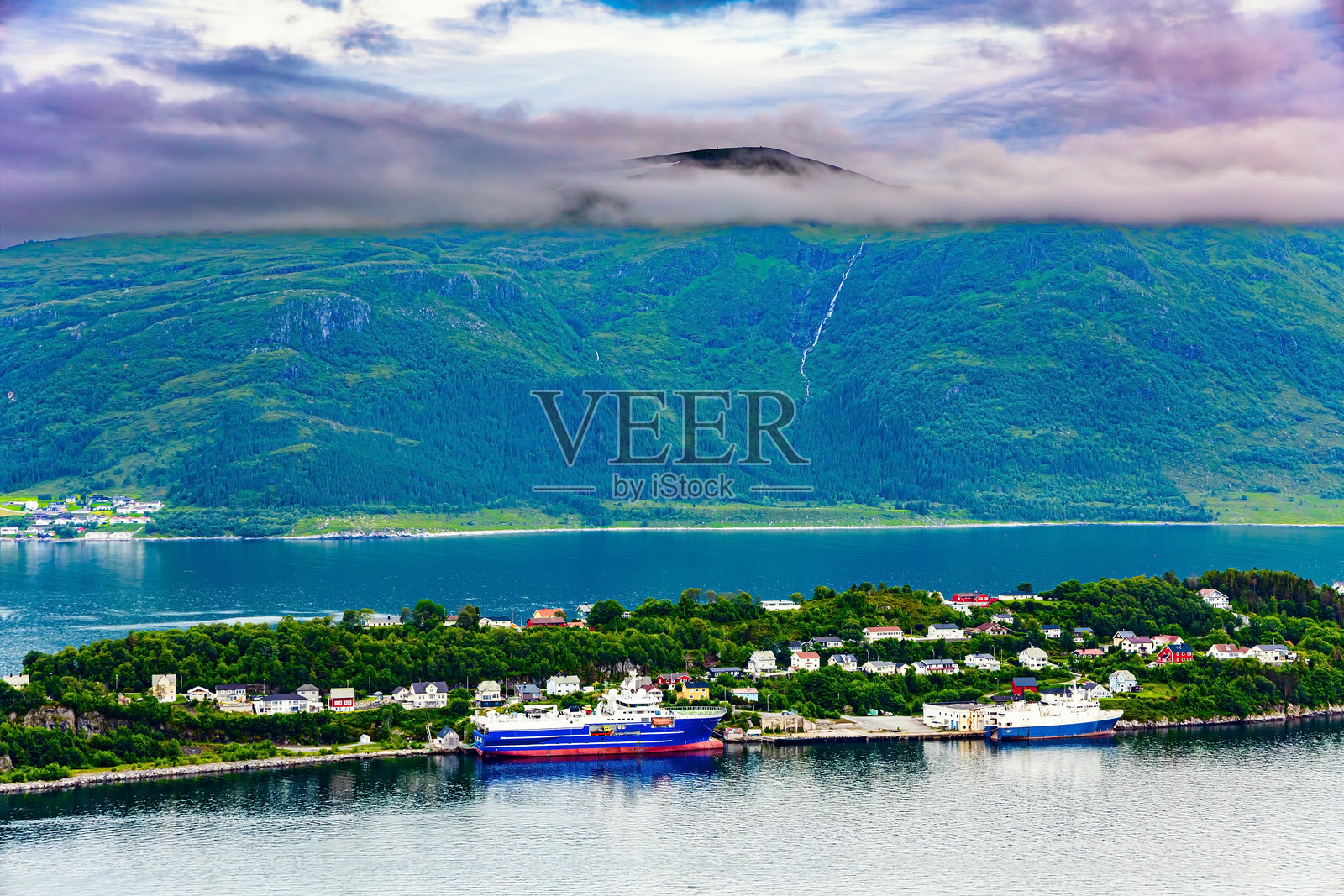 前往挪威。照片摄影图片