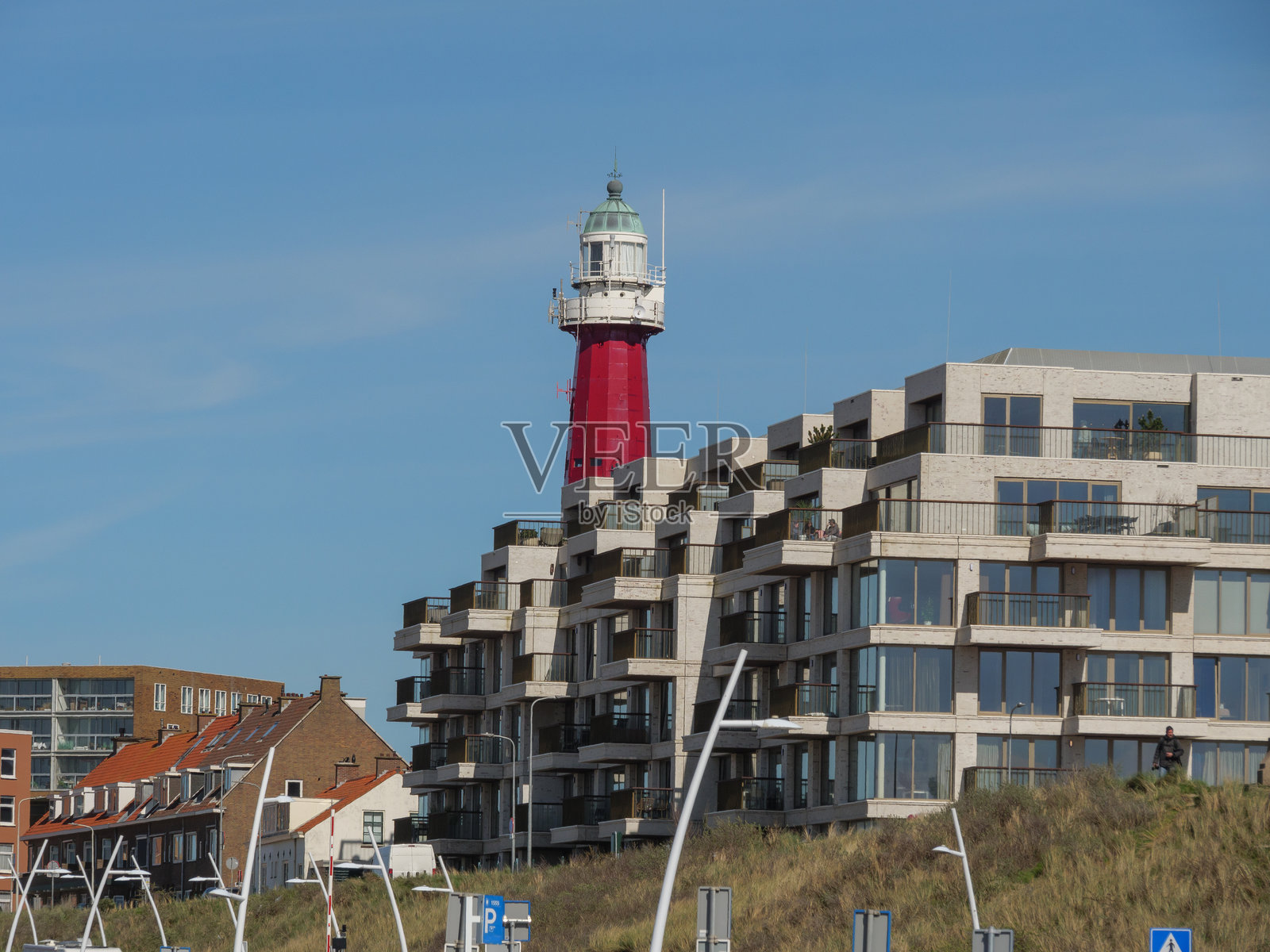 荷兰北海沿岸的海滨度假胜地舍夫宁根照片摄影图片
