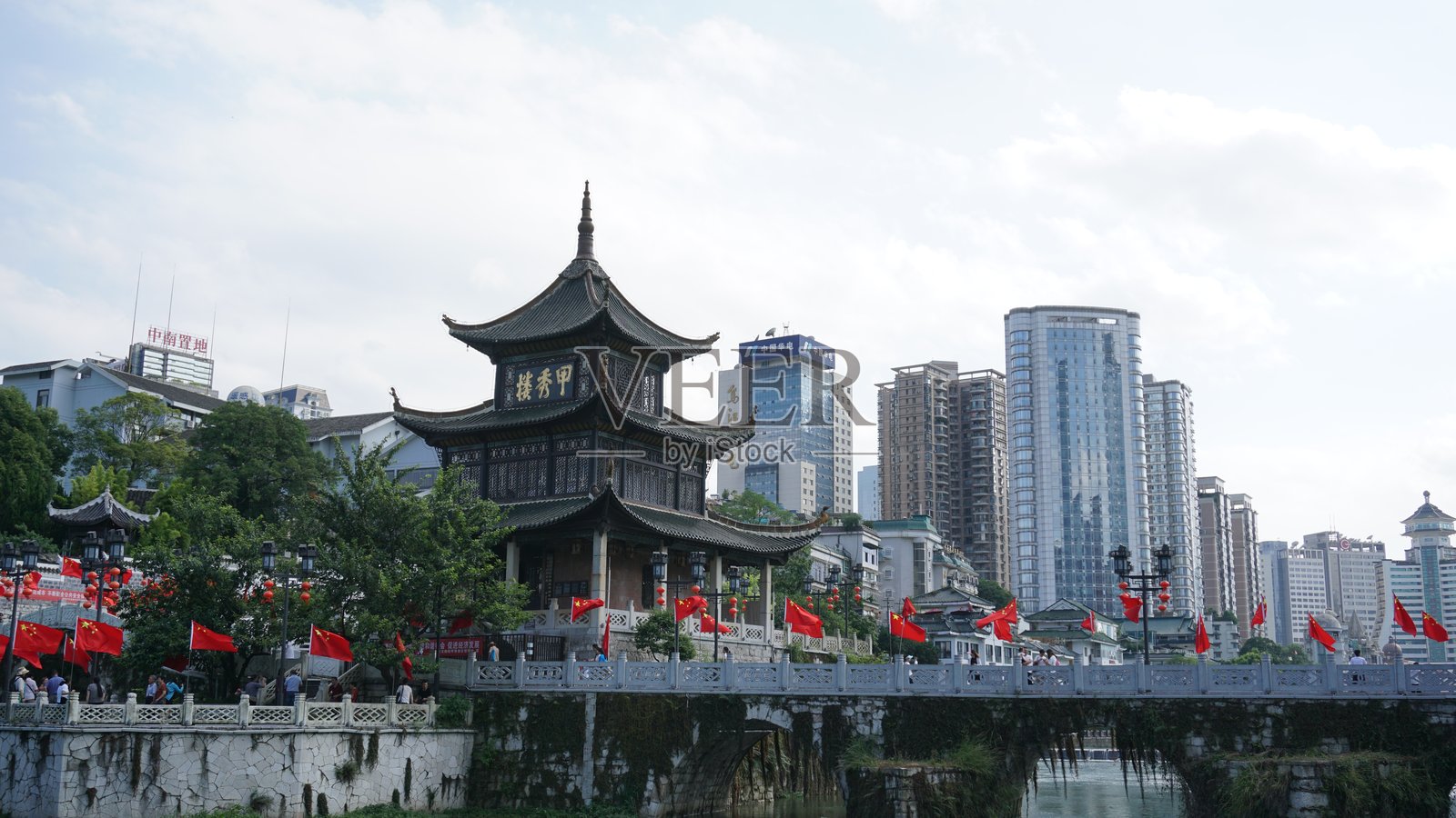 中国贵州省贵阳的城市风景照片摄影图片