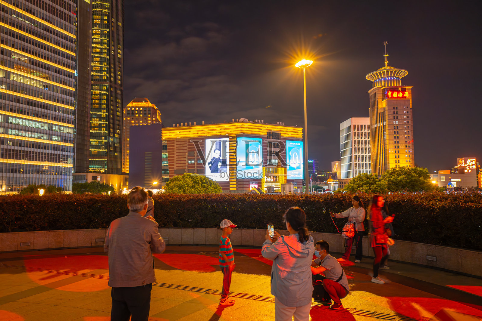 上海陆家嘴金融区的景观照片摄影图片