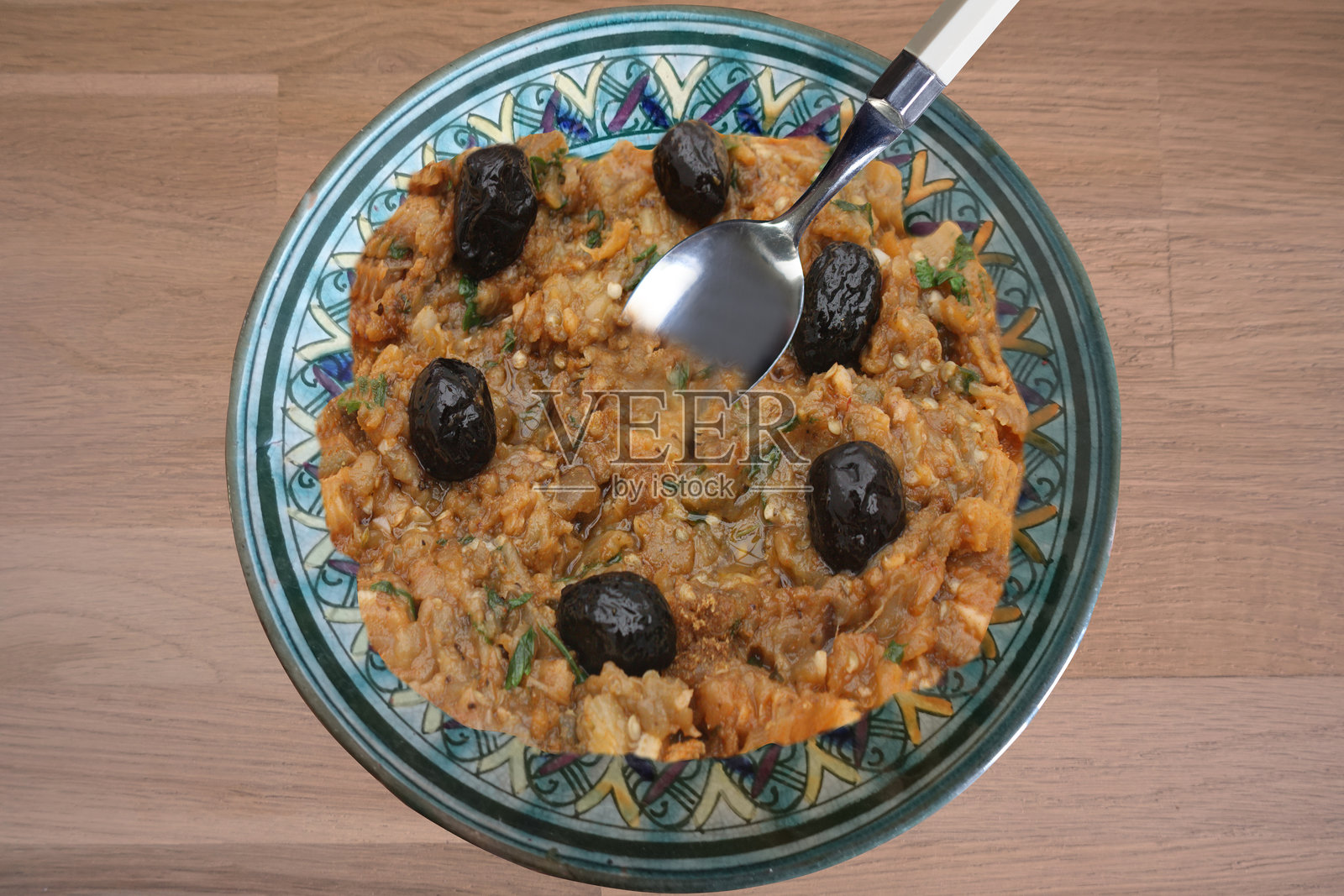 茄子鱼子酱开胃菜自助餐照片摄影图片