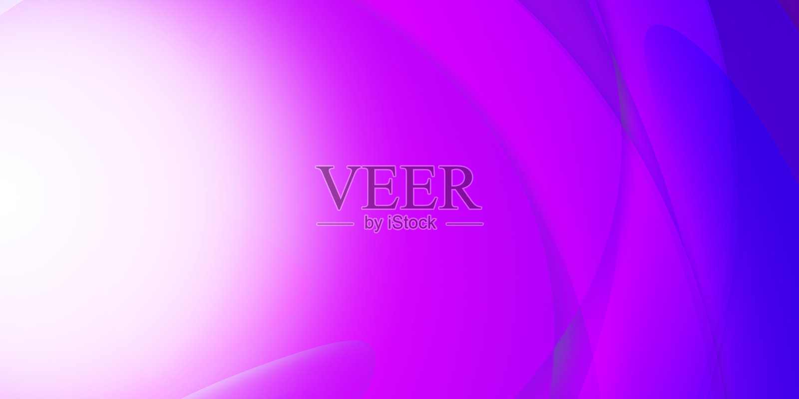 曲线和波浪线的图形插图。插画图片素材