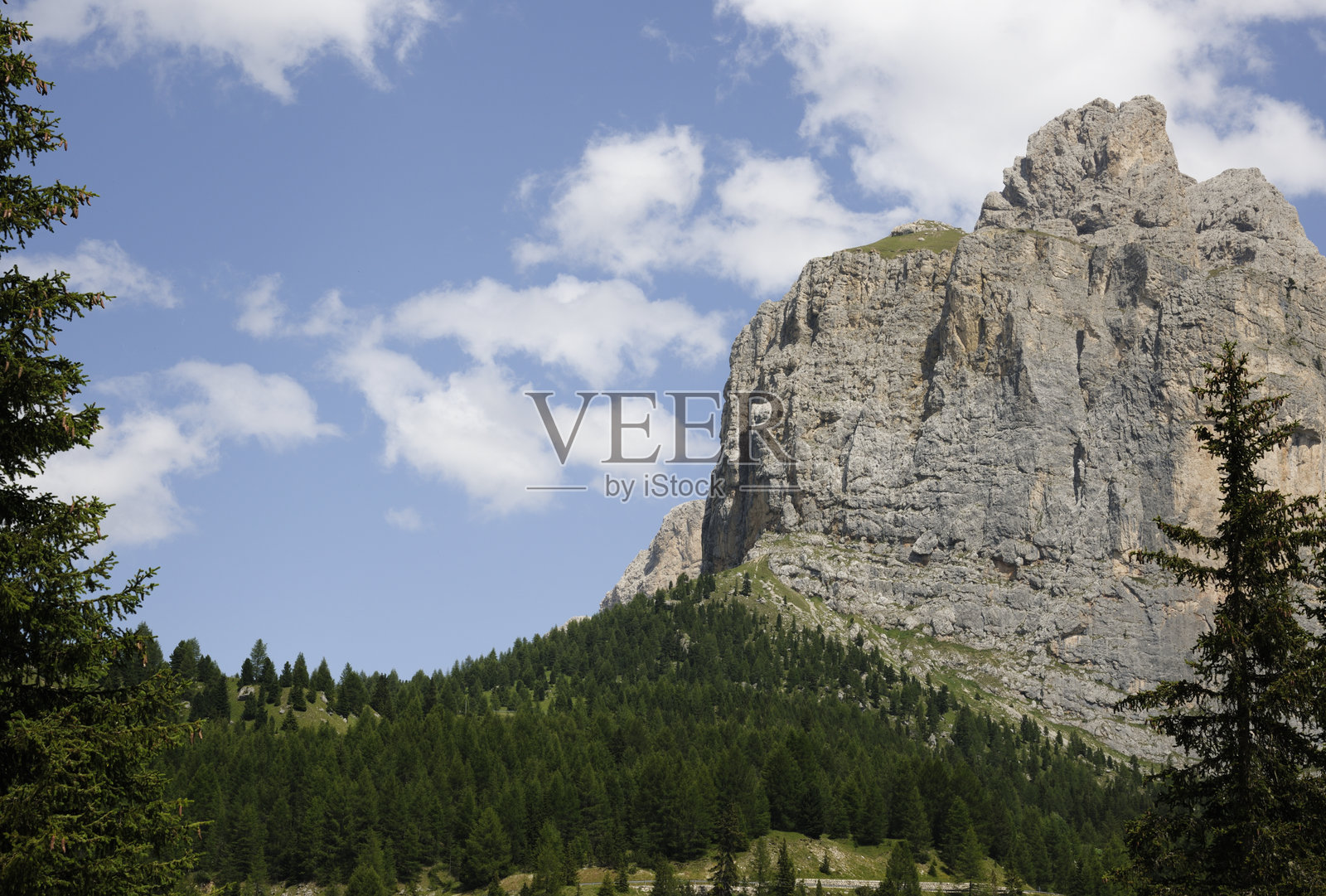 塞拉山脉：意大利多洛米蒂自然风光照片摄影图片