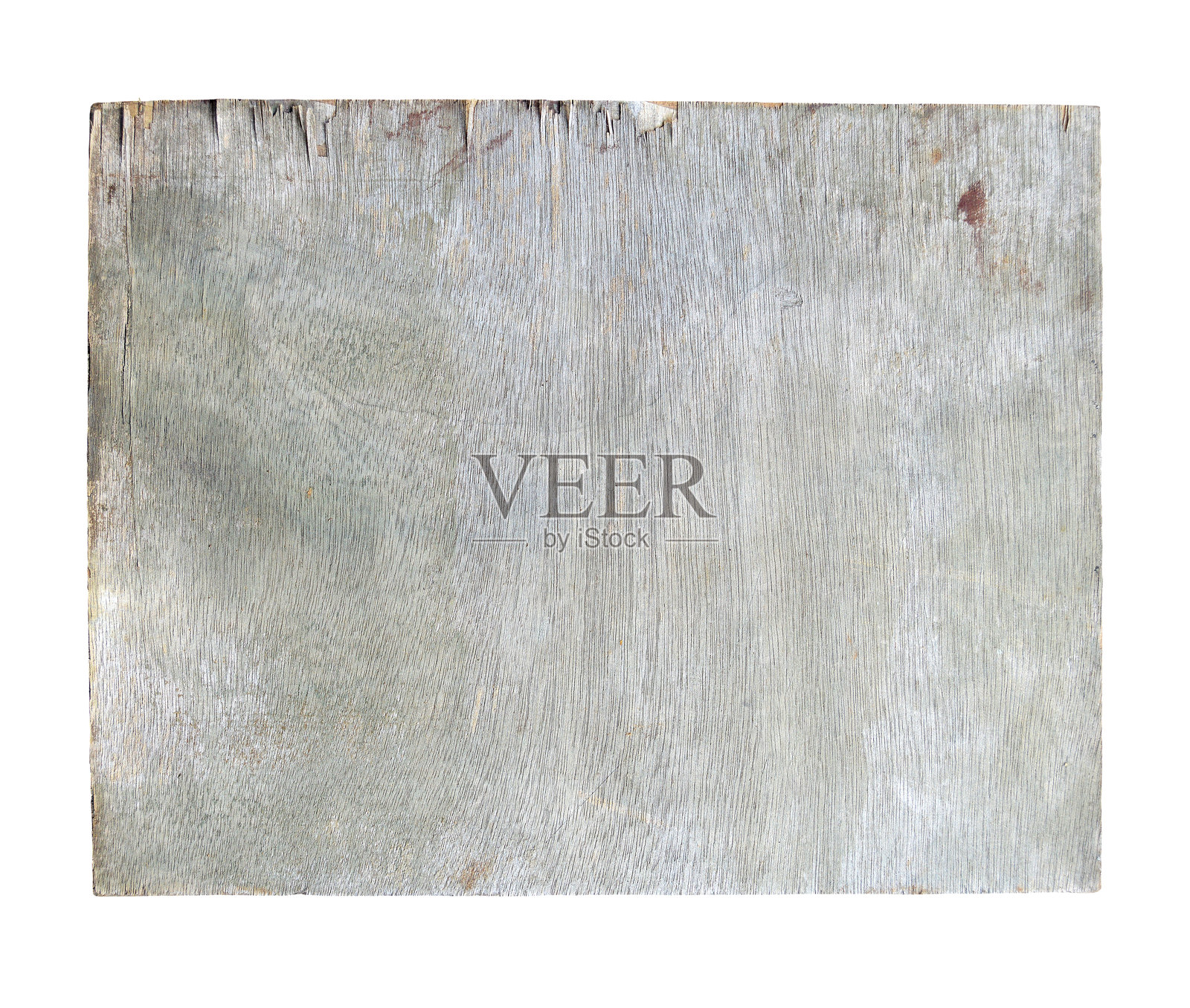 空白的撕裂、剥落、粗糙、乡村风格的磨损旧木质水平背景胶合板，呈棕灰色，显得陈旧、生锈和风化，没有文字。照片摄影图片