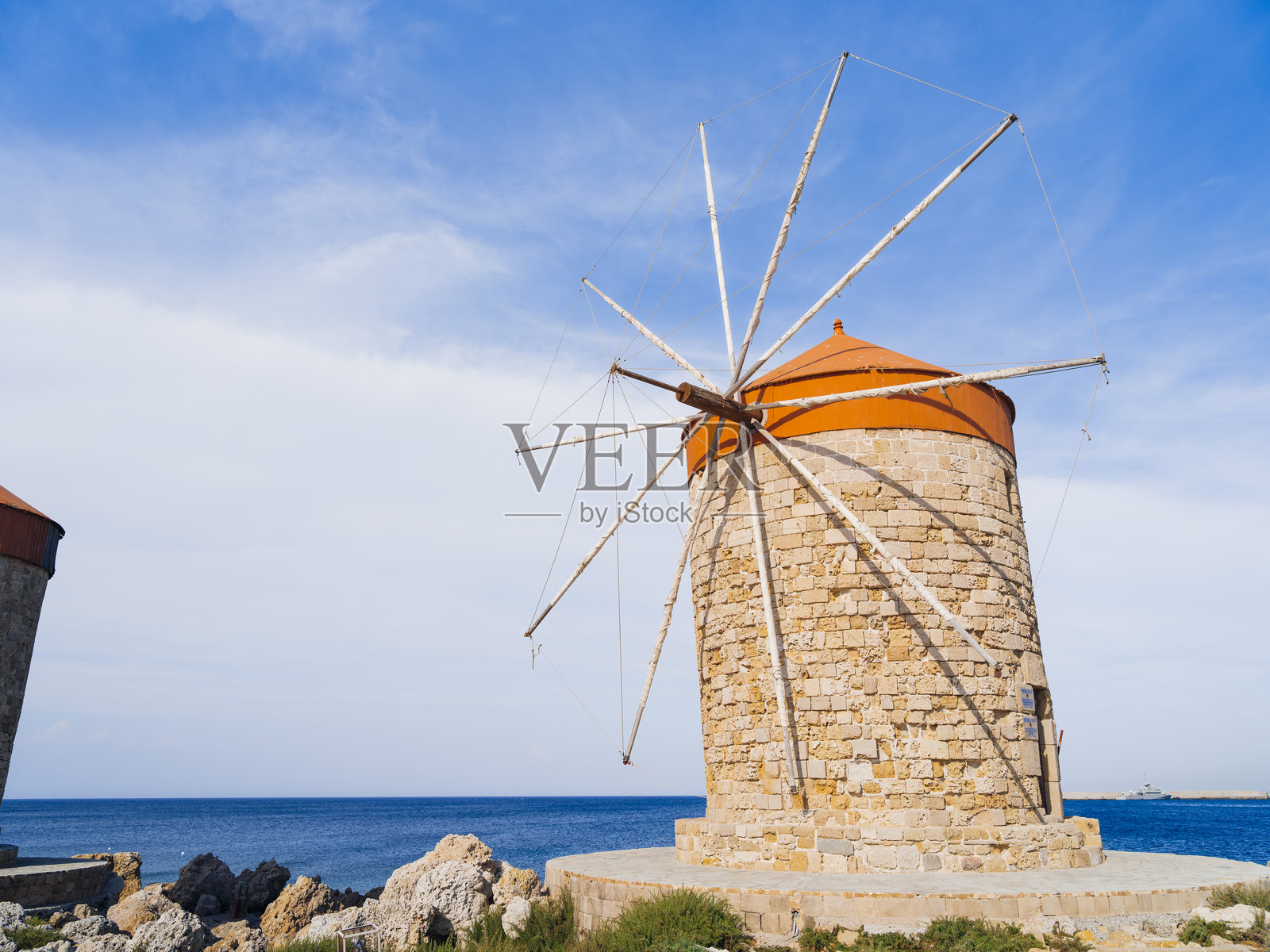 希腊多德卡尼斯群岛的罗德岛照片摄影图片