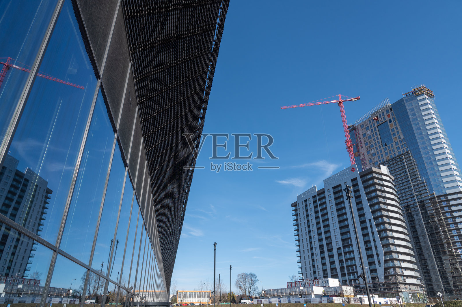 正在建设中的阿塔尔大楼照片摄影图片