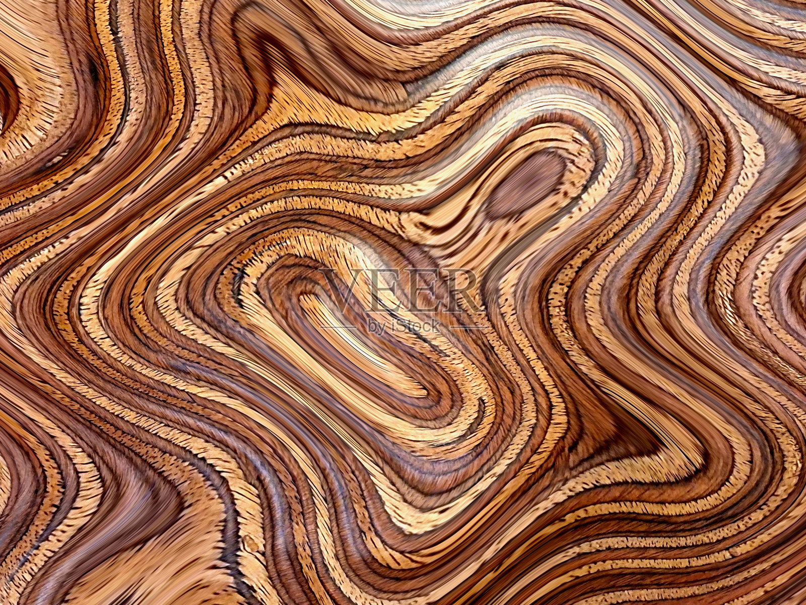 波浪形木纹纹理照片摄影图片