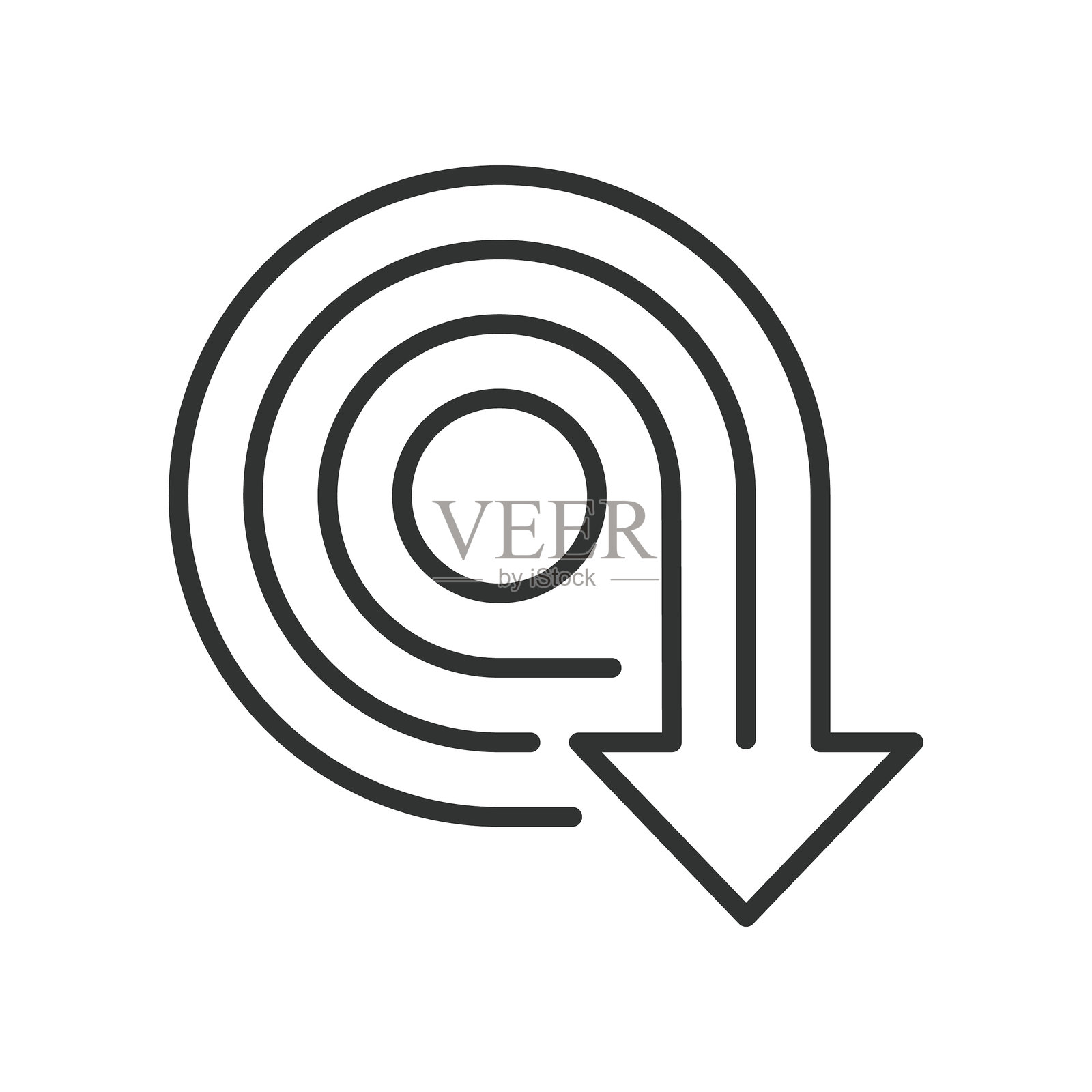 线条设计的安装图标。安装、设置、软件、安装、配置、系统、应用程序，白色背景矢量图。可编辑线条图标的安装图标。插画图片素材