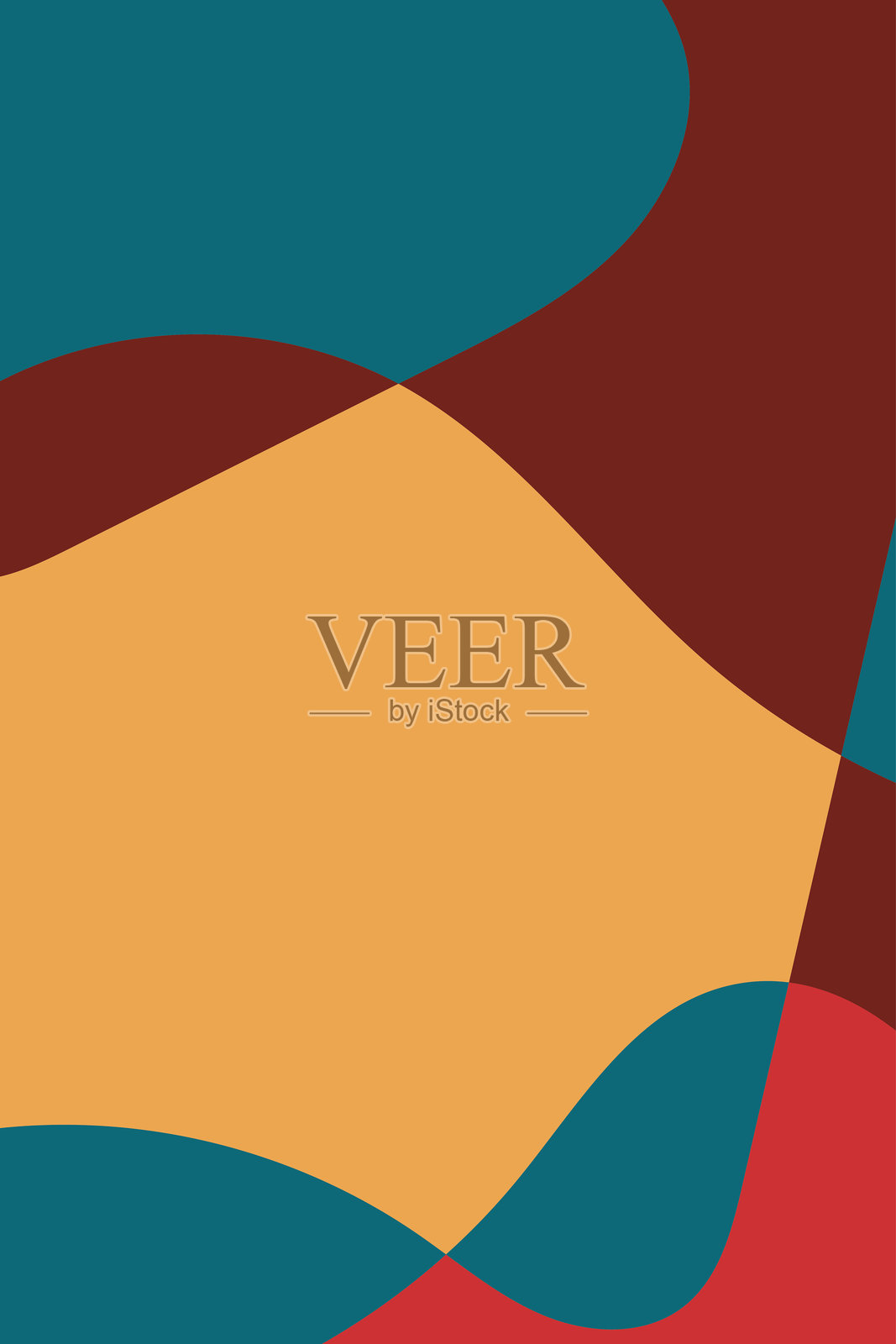 抽象背景设计，带有复古色调的抽象背景，复古抽象背景插画图片素材