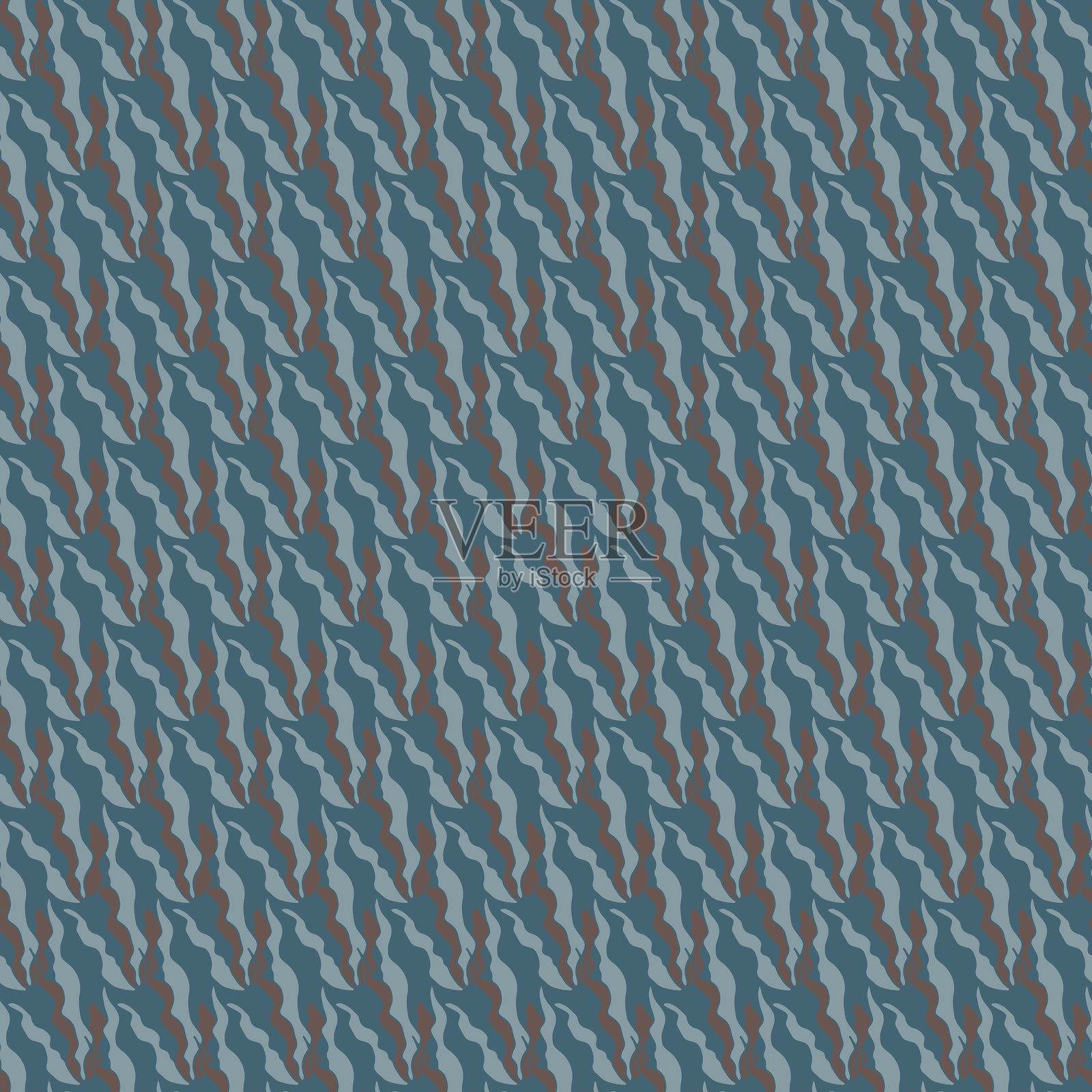 抽象流动形状无缝图案插画图片素材