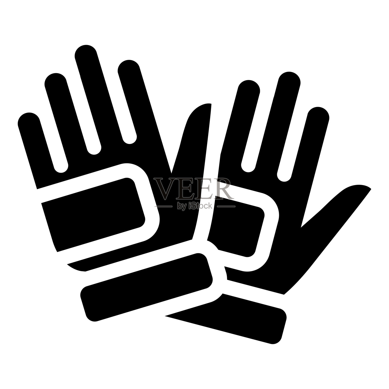 赛车手套图标矢量插图平面设计插画图片素材