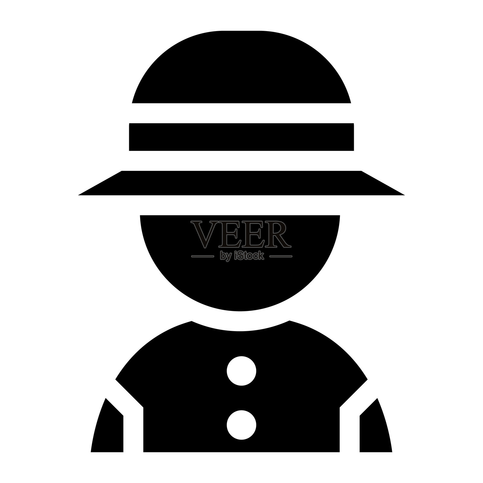 地质学家图标矢量插图图形设计插画图片素材