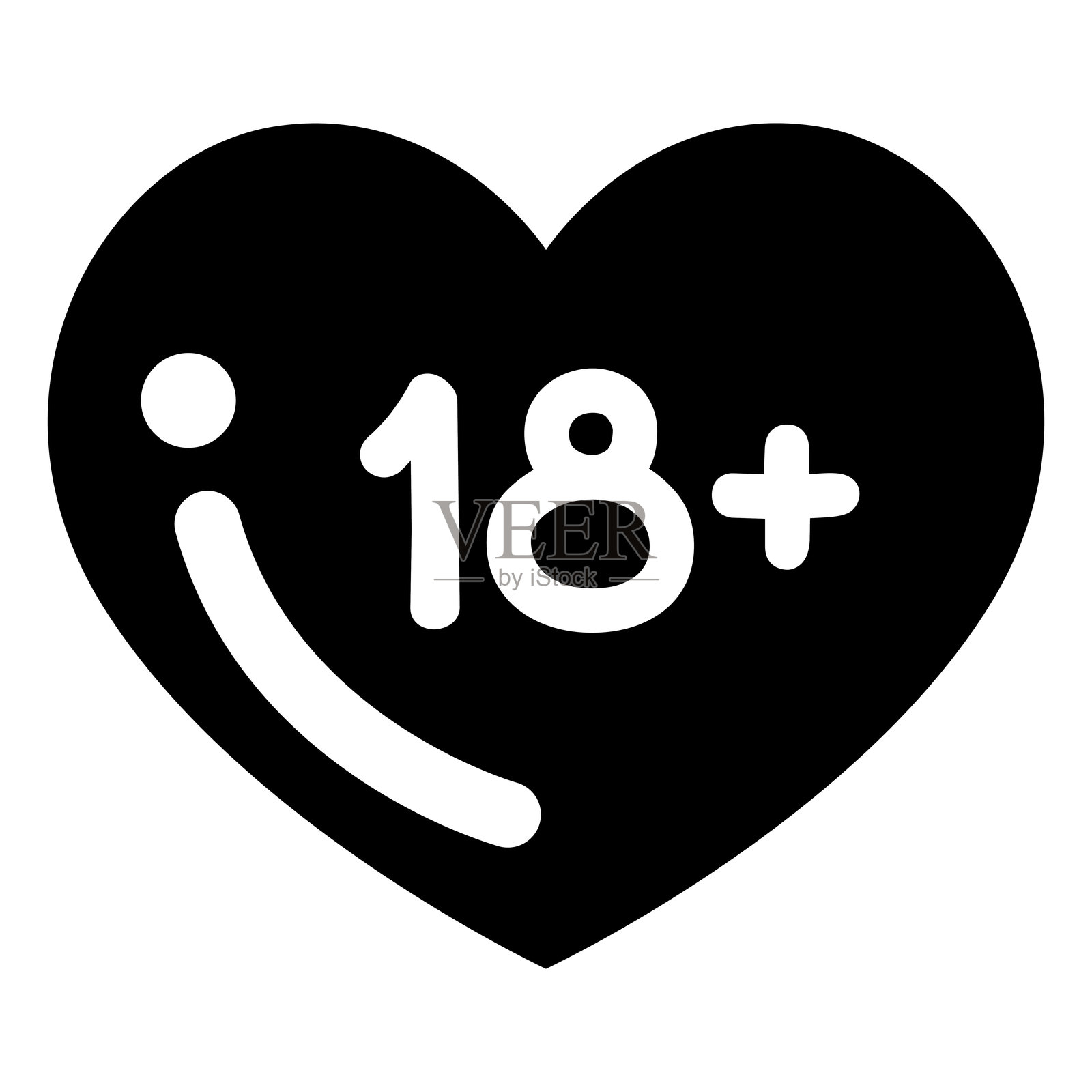 成人电影图标矢量插图图形设计插画图片素材