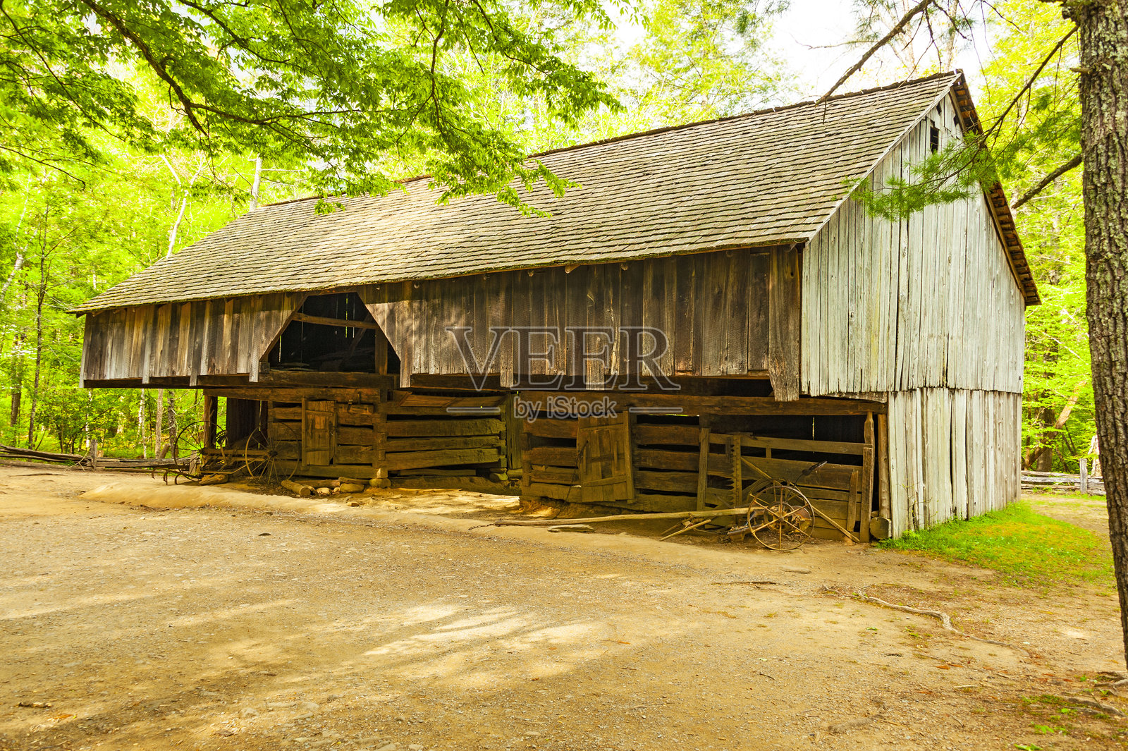 大烟山国家公园的凯兹峡谷照片摄影图片